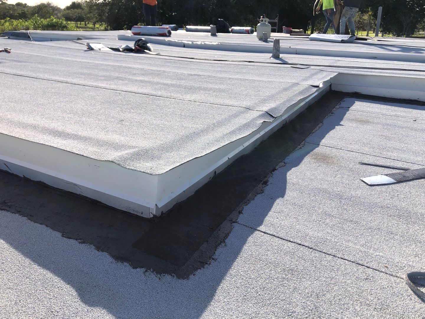 Residential Re-Roof using Polyglass Self-Adhered Flat Deck by First Due Roofing