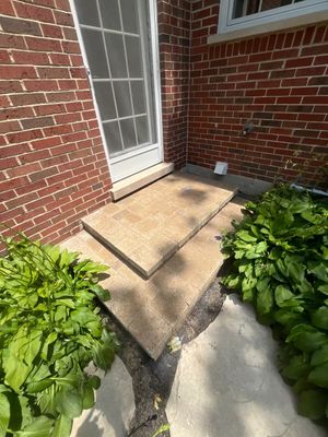 Brick paver clean, sand and seal.  using Surebond SB-1300