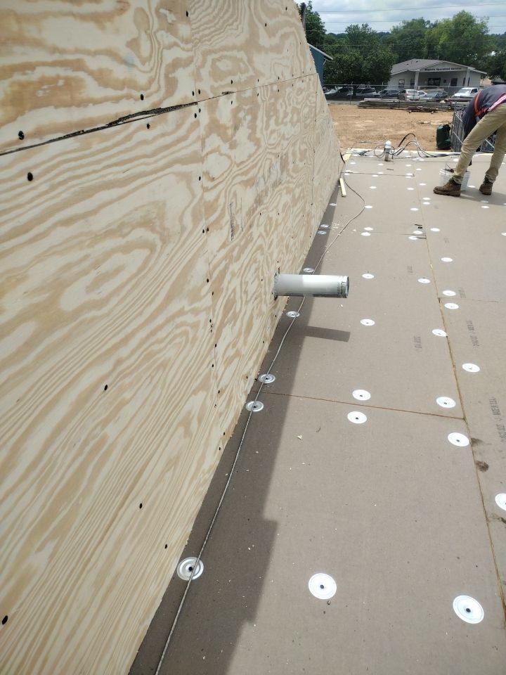 Office Building in Magnolia by Hostetler Roofing