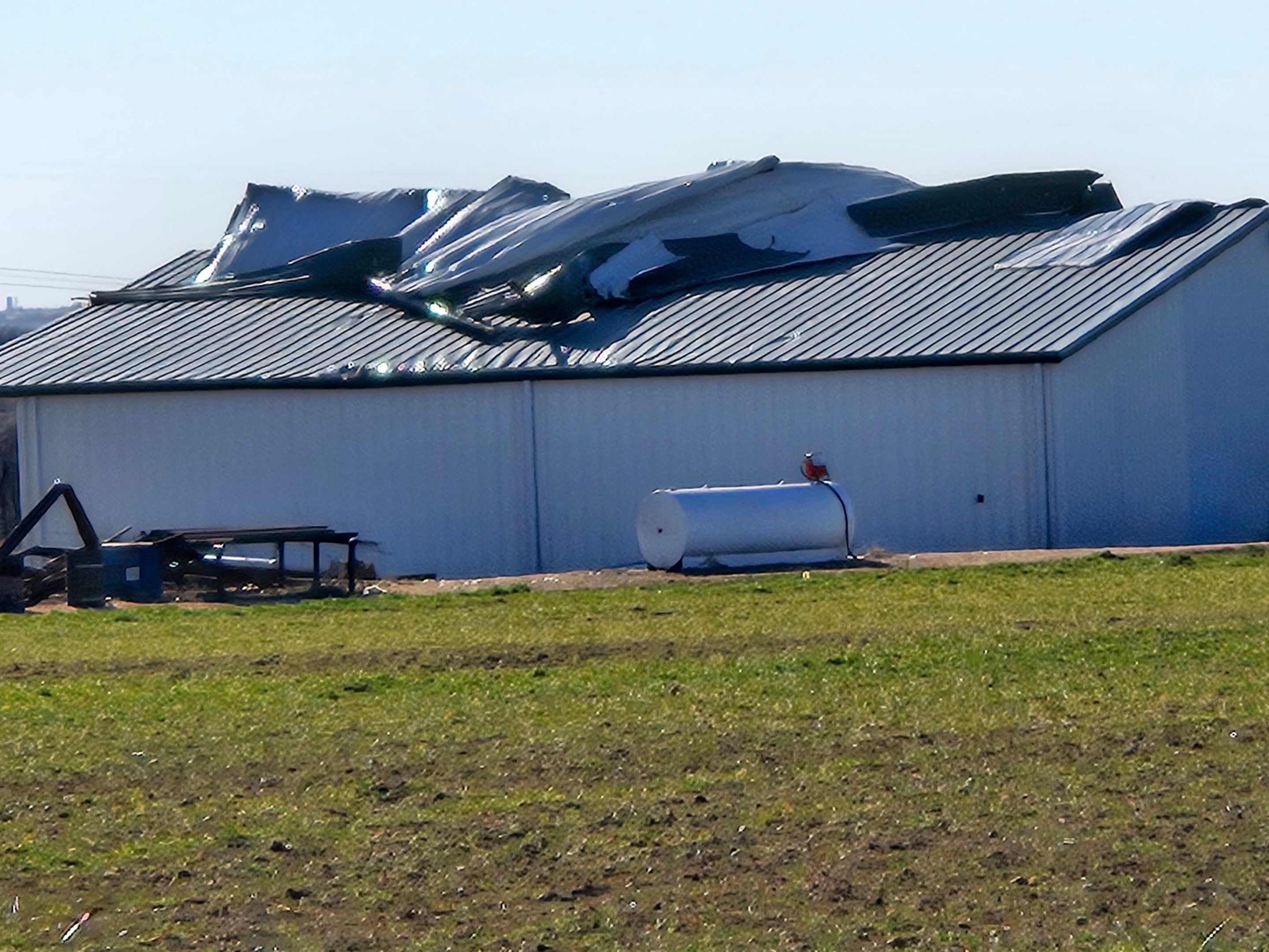 Metal Roof & Building Project in El Reno by Z Construction & Roofing, LLC