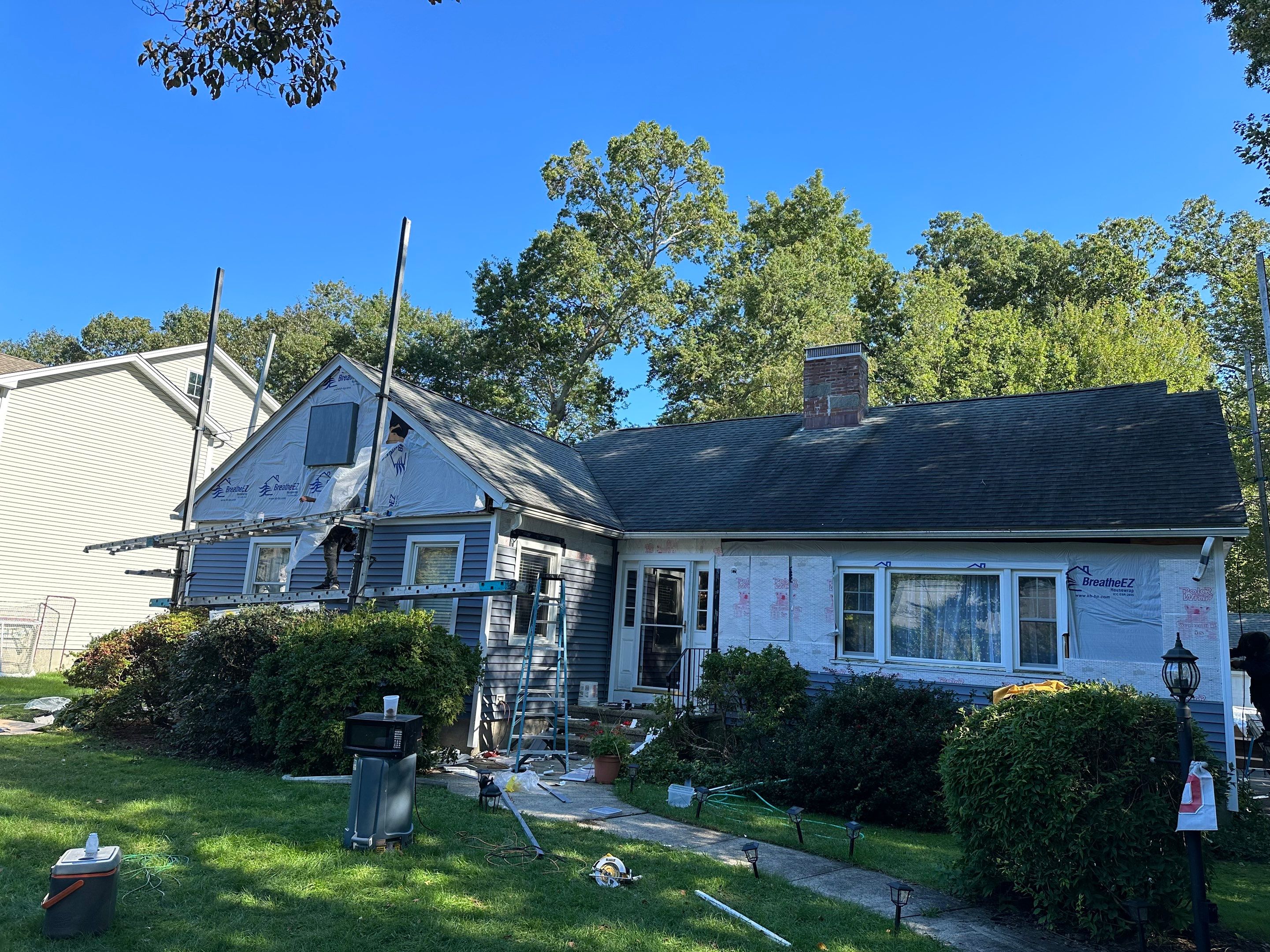 Siding Installation using Certainteed Monogram Flagstone by A Plus Exterior