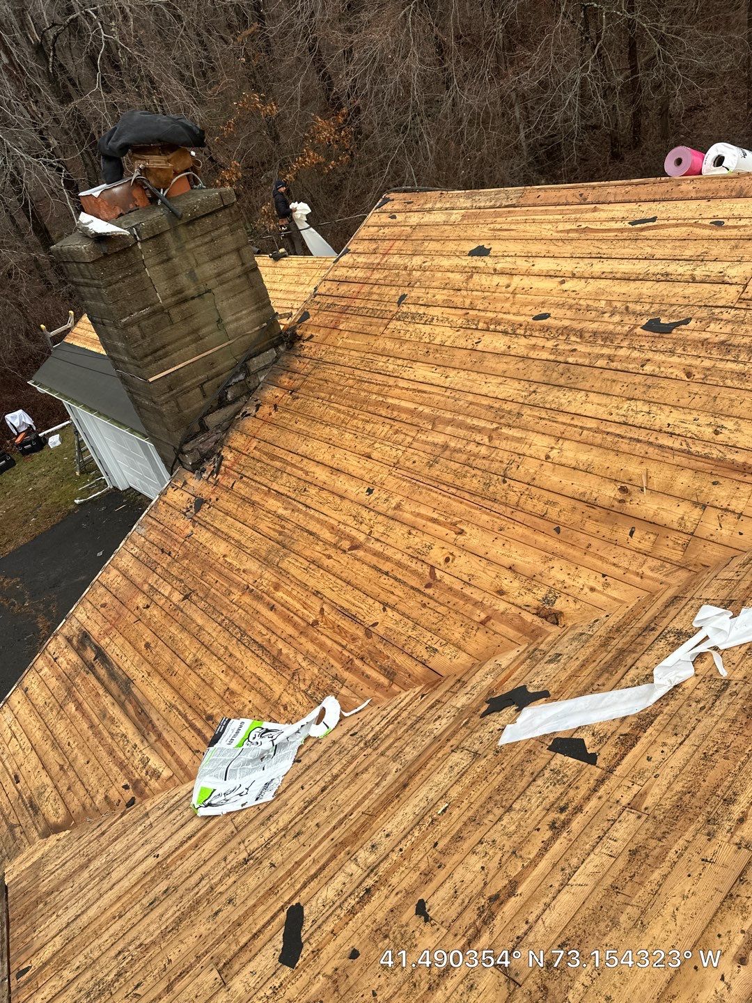 Residential Roofing Installation using Owens Corning TruDefinition - Williamsburg Gray by A Plus Exterior