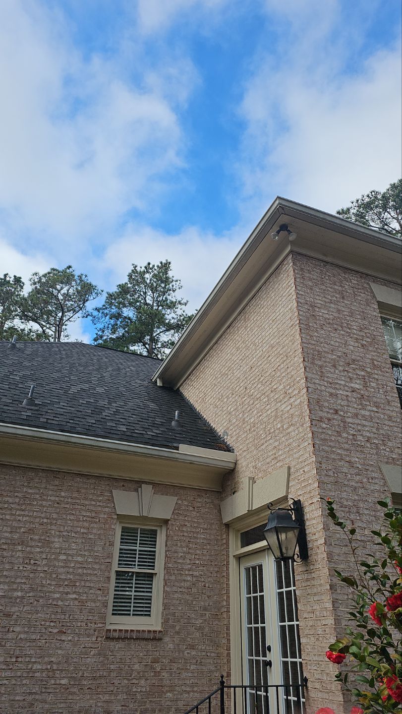 Roof Repair with PermaBoots, Gutter Installation, Cleaning, using 6" Seamless Gutters and Leaf Filter Guards by Indigo State Roofing