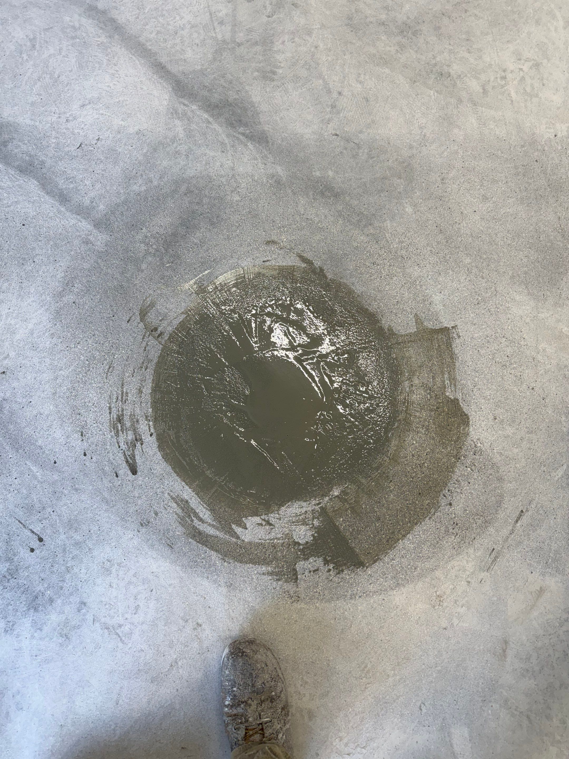 Smoke Flake Garage Floor Coating in Dell Rapids by Select Painting, Coatings & Garage Cabinets