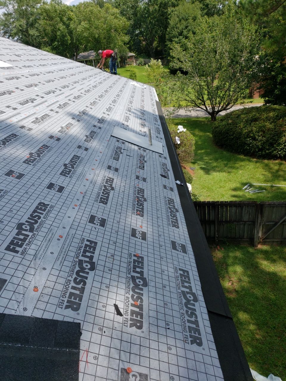 Residential Roofing Installation using Roof Replacement by American Roofing & Construction LLC