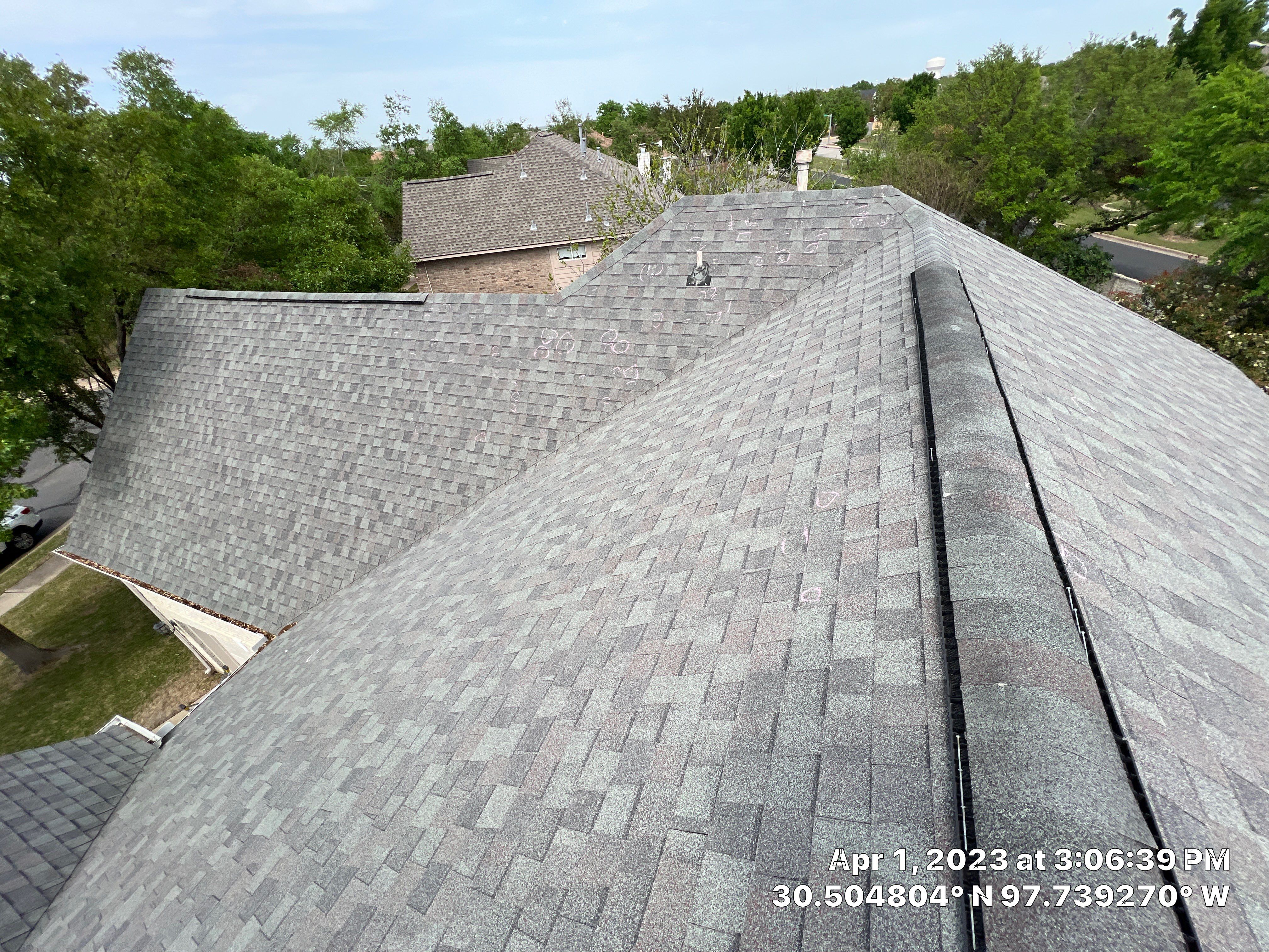 Austin Residential Roof Replacement Featuring IKO Glacier Architectural Shingles by Caliber Restoration LLC