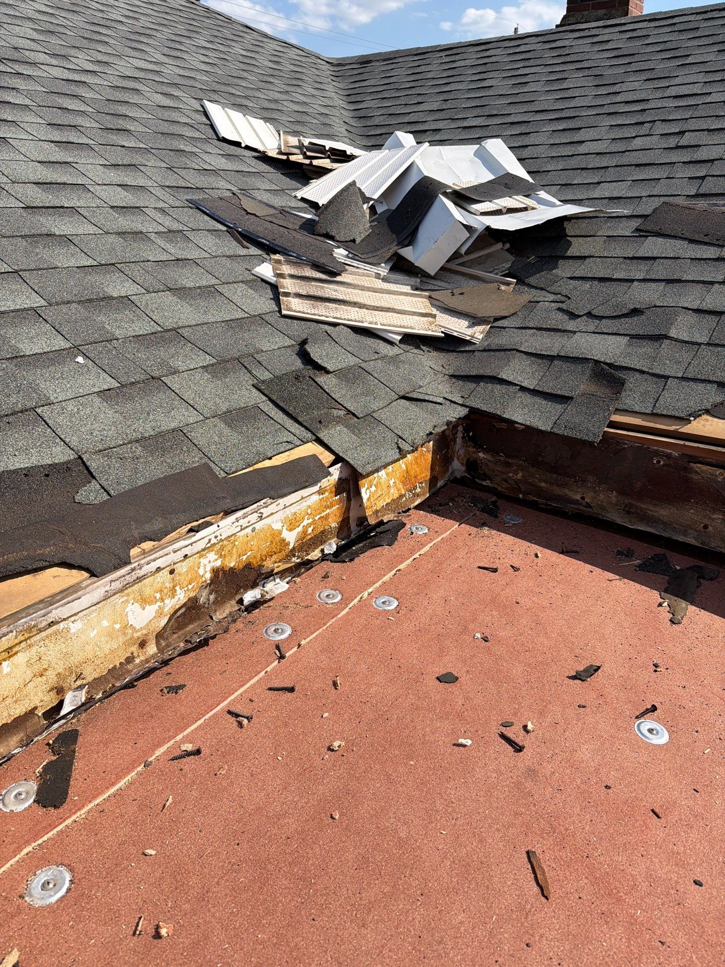 Flat Roof Replacement with New TPO Membrane in St. Louis by Acute Roofing And Exteriors 