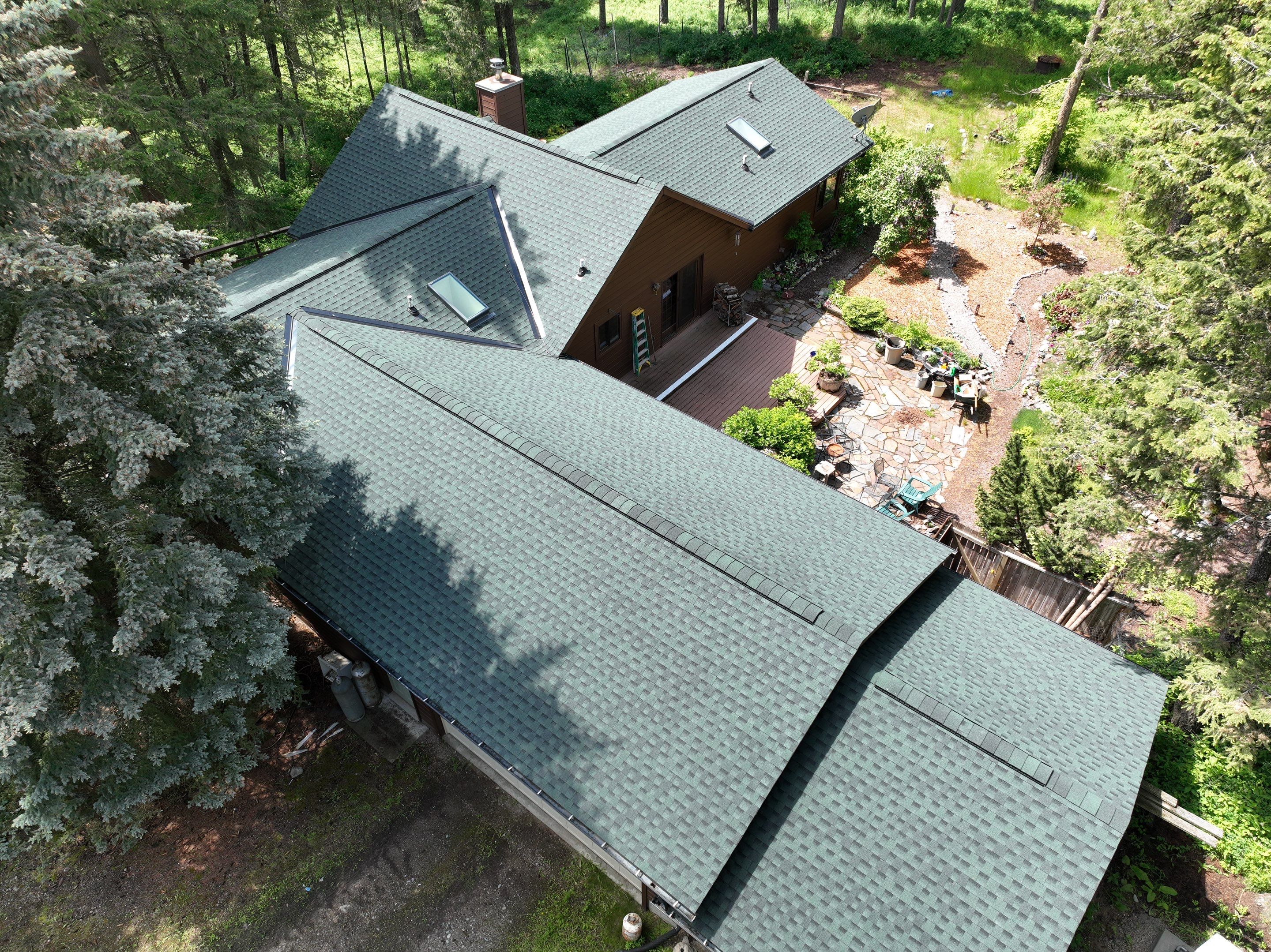 GAF Timberline HDZ - Hunter Green by Montana Roofing Solutions