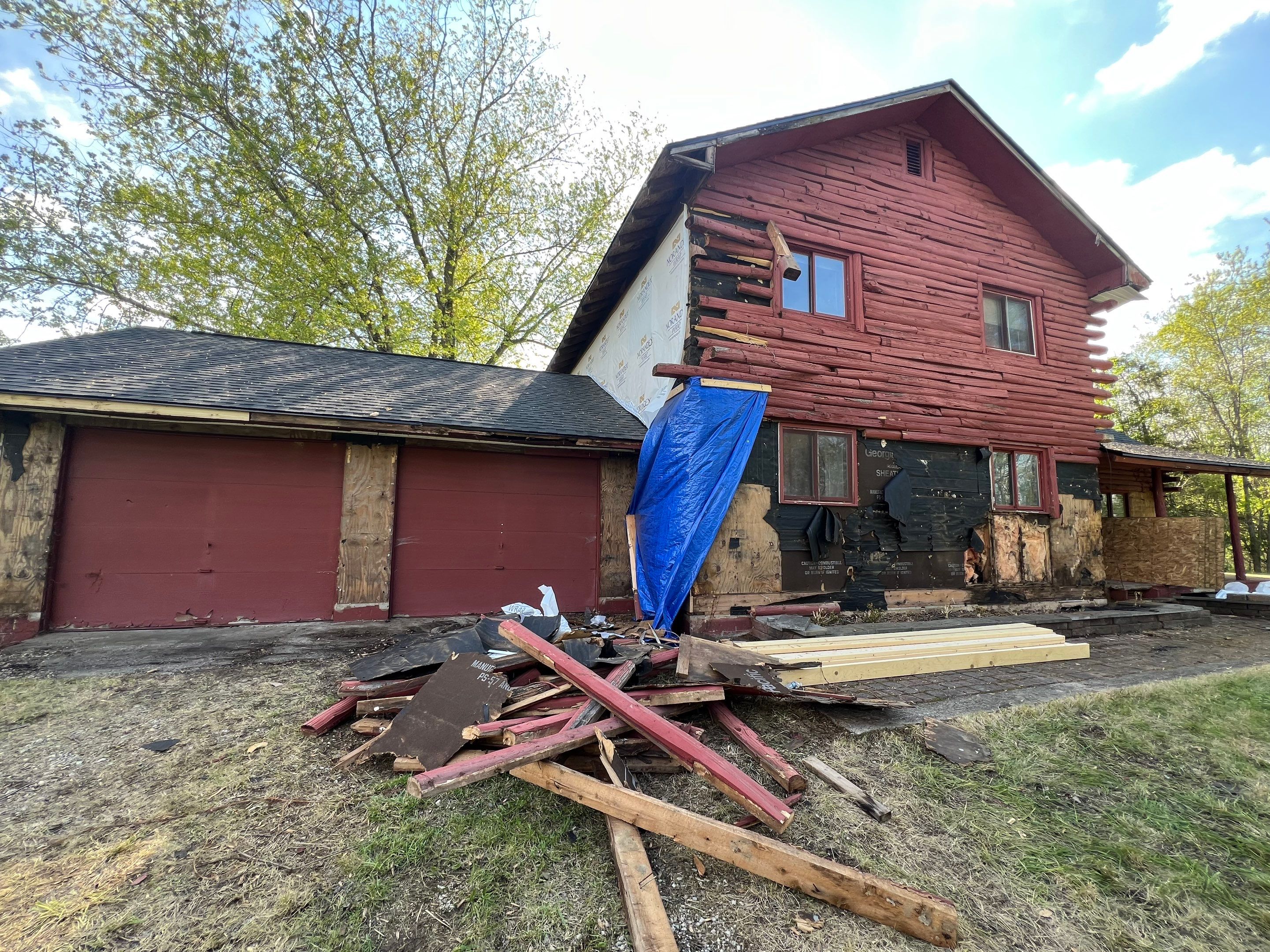 Old Farmhouse Remodel by Columbus Roofing Company