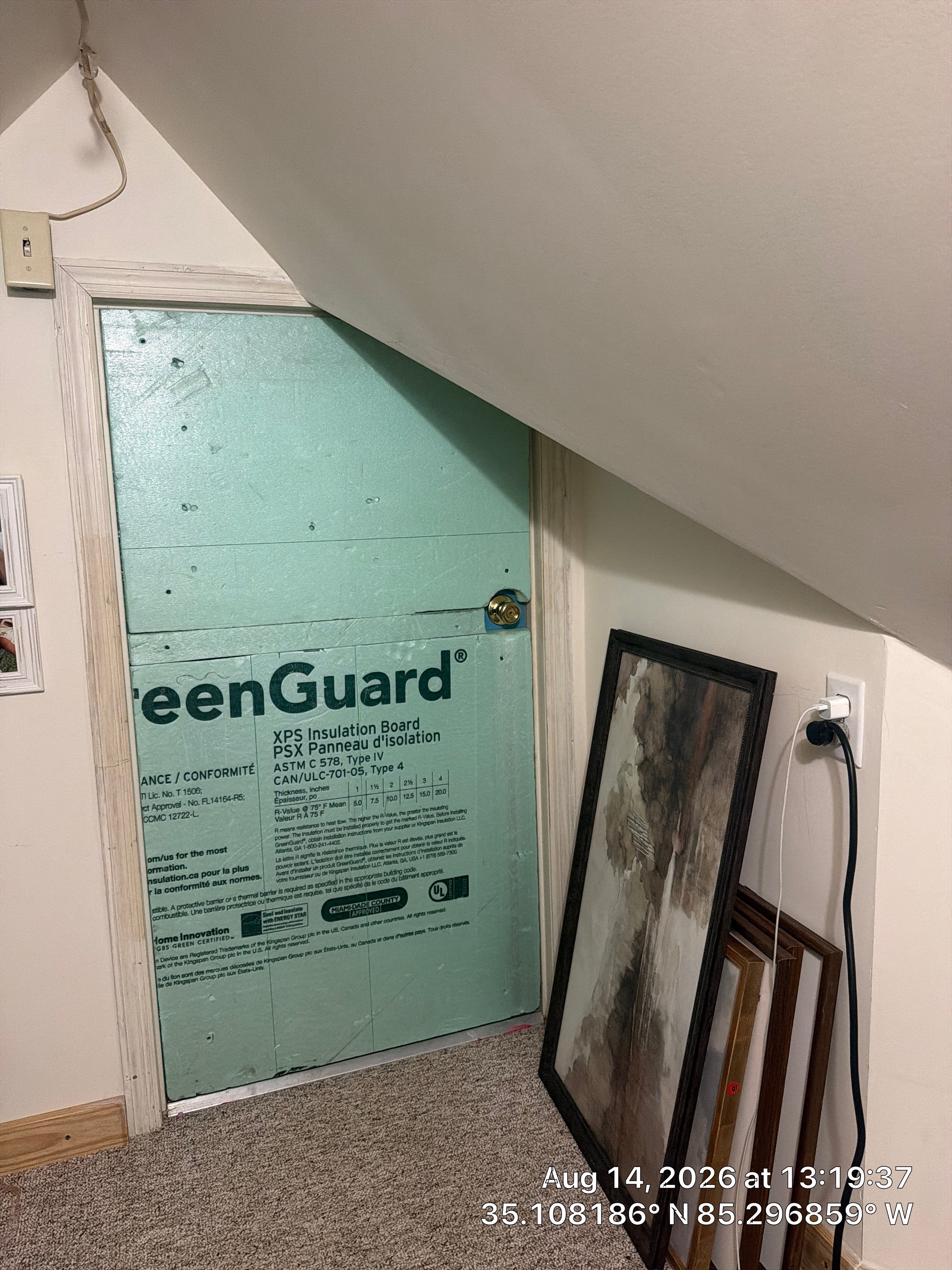 Attic Insulation and Window AC Unit Installation in Chattanooga by CompanyCam Sales Demo