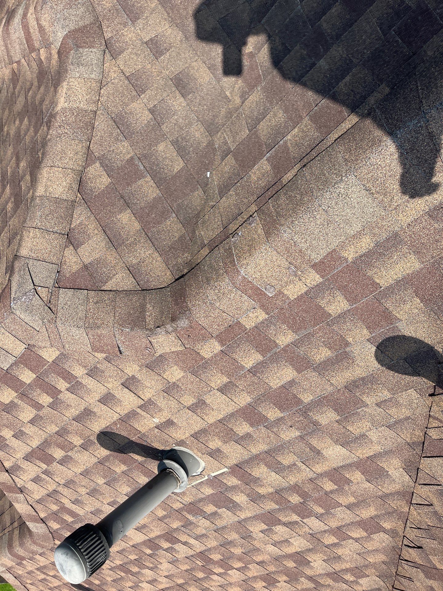 Hail Damage using Owen's Corning Duration (Lifetime) Shingles by Roof Repair Company