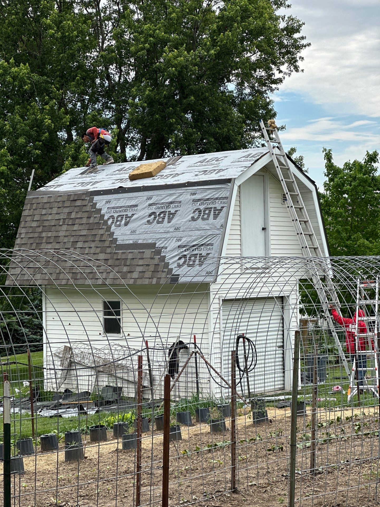 Residential Roofing Installation using Owens Corning Duration Driftwood by Lightning Exteriors