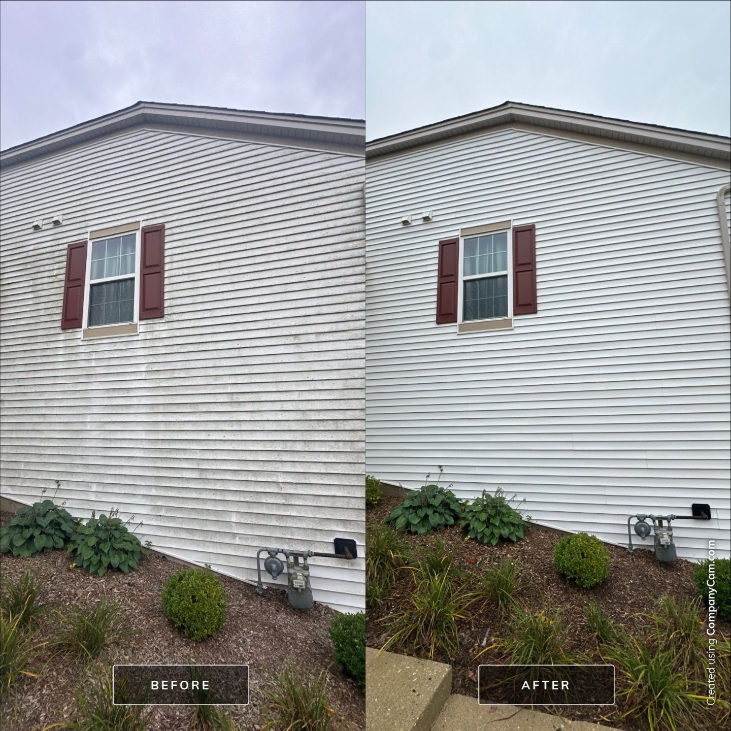 Project in Wonder Lake by Simmons Power & Soft Washing