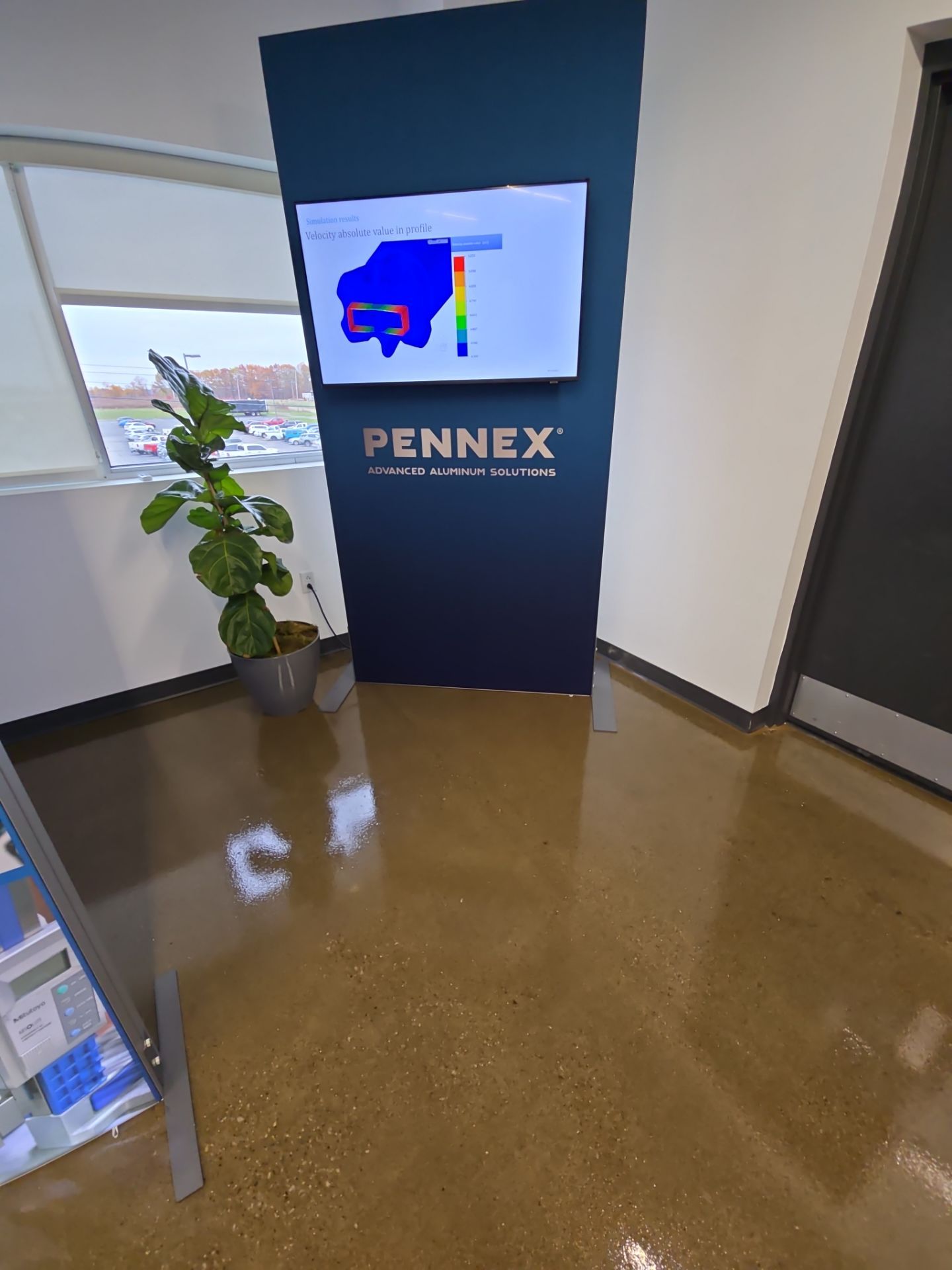 Showroom in Grind/Clear - Leetonia, OH by Alexander Concrete Coatings