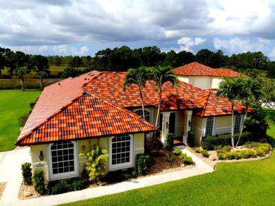 Residential Roofing Installation using Brava Spanish Tile in West Palm Beach