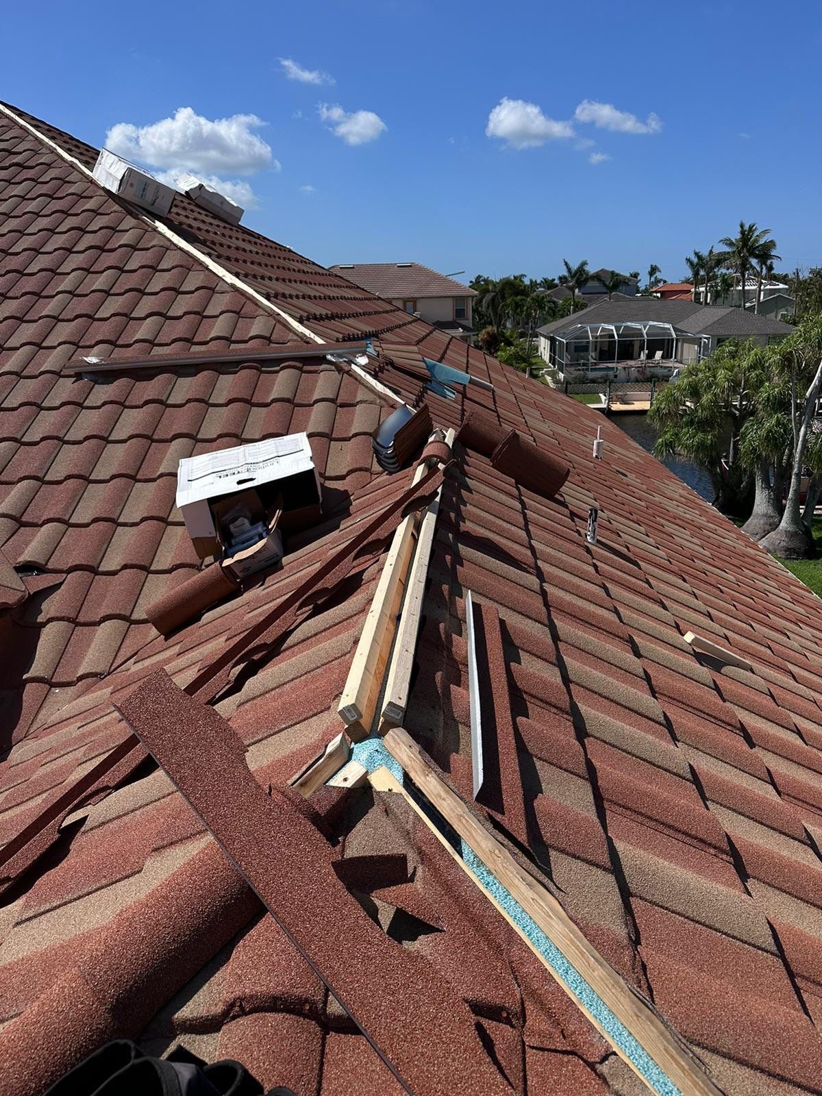 Residential Roofing Installation using Westlake (Boral) Stone Coated Steel by Four Peaks Roofing