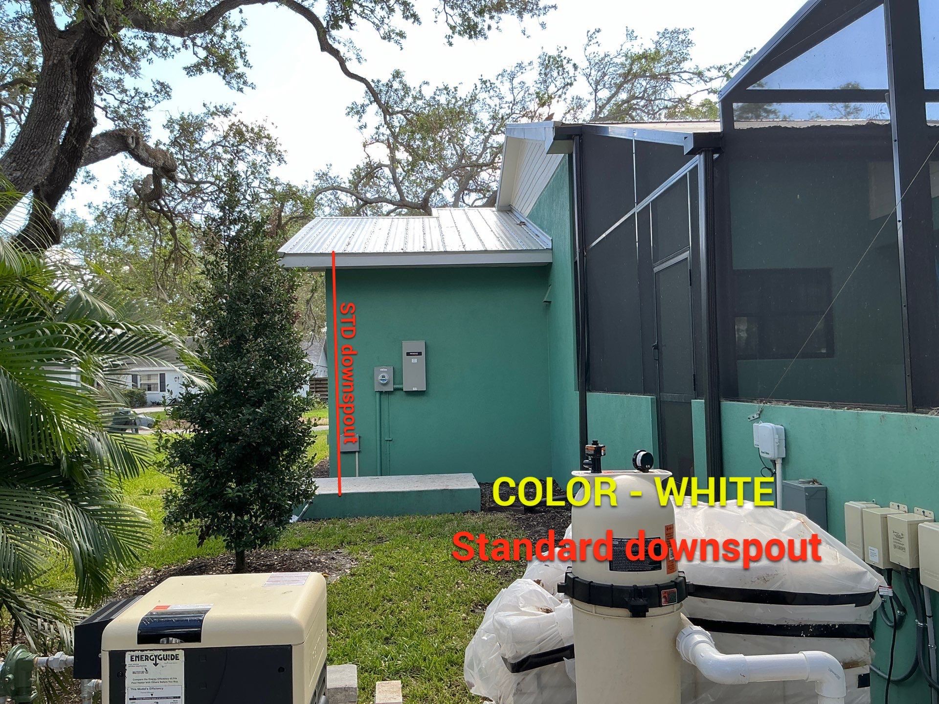 Modern Gutter Styles in Sarasota FL by Gutter Professors