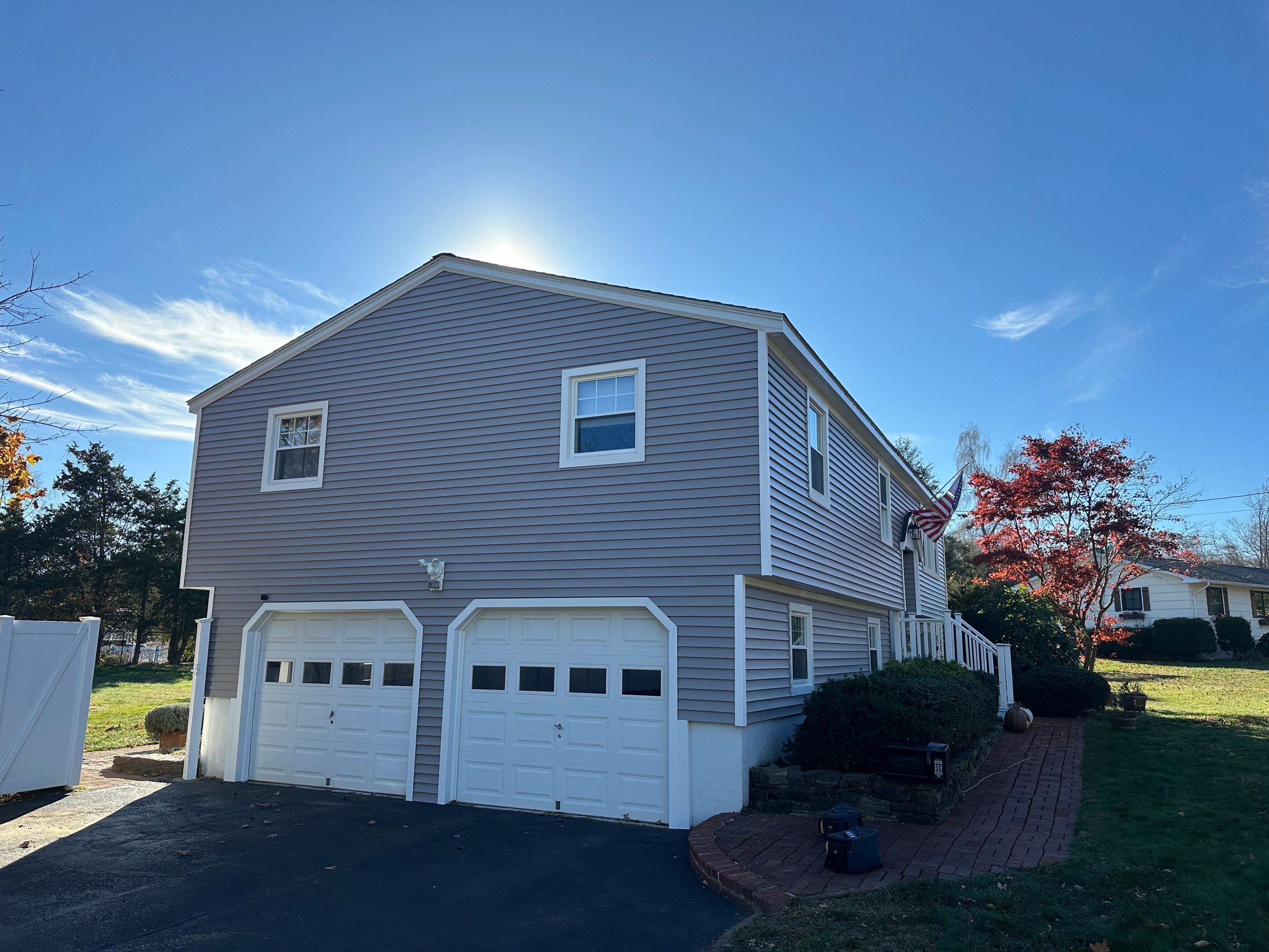 Siding Installation using CertainTeed Mainstreet Vinyl Siding - Granite Gray by A Plus Exterior