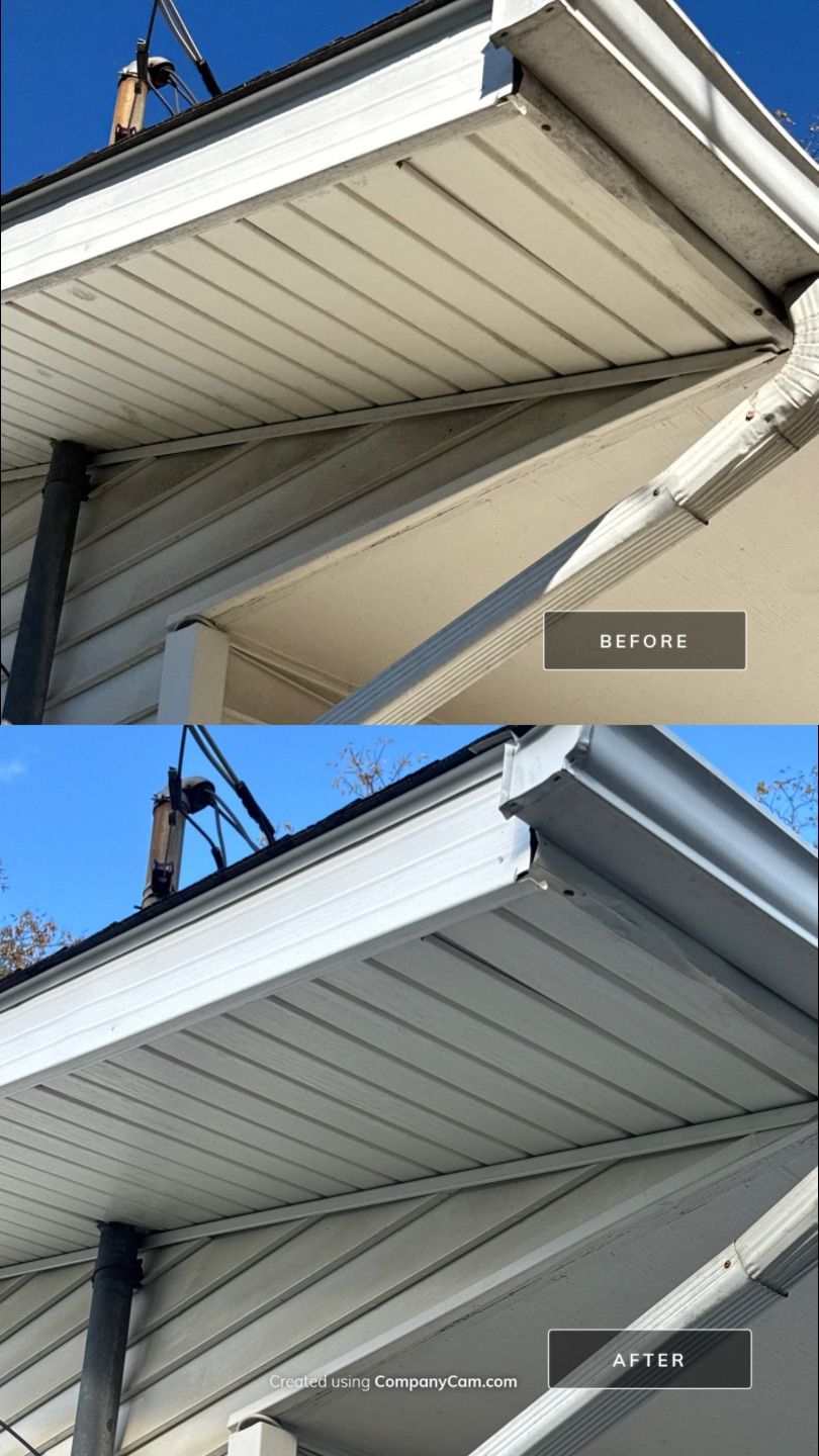 Project in Round Lake Beach by Simmons Power & Soft Washing