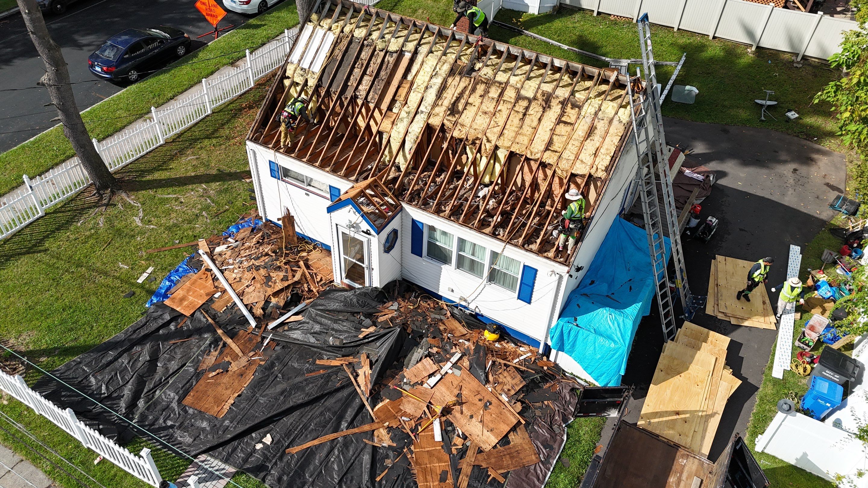 Owens Corning Duration: Harbor Blue in Hartford by Golden Shield Roofing