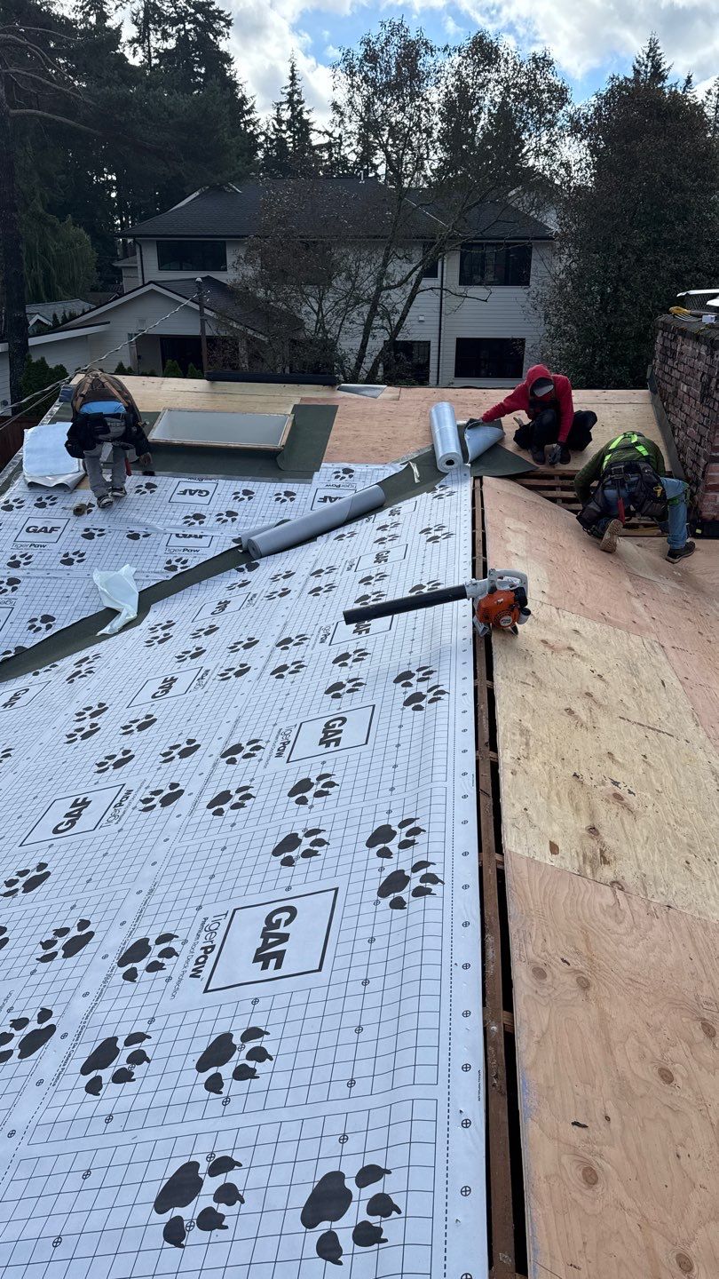 Residential Roofing Installation using GAF HDZ Shingles by Roofing Formula LLC