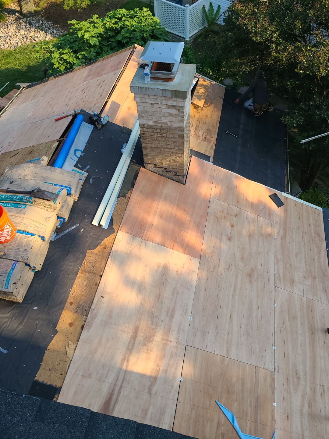 Vienna: Roof Replacement with CertainTeed Landmark Designer Shingles in Moire Black by RM Banning, Inc.