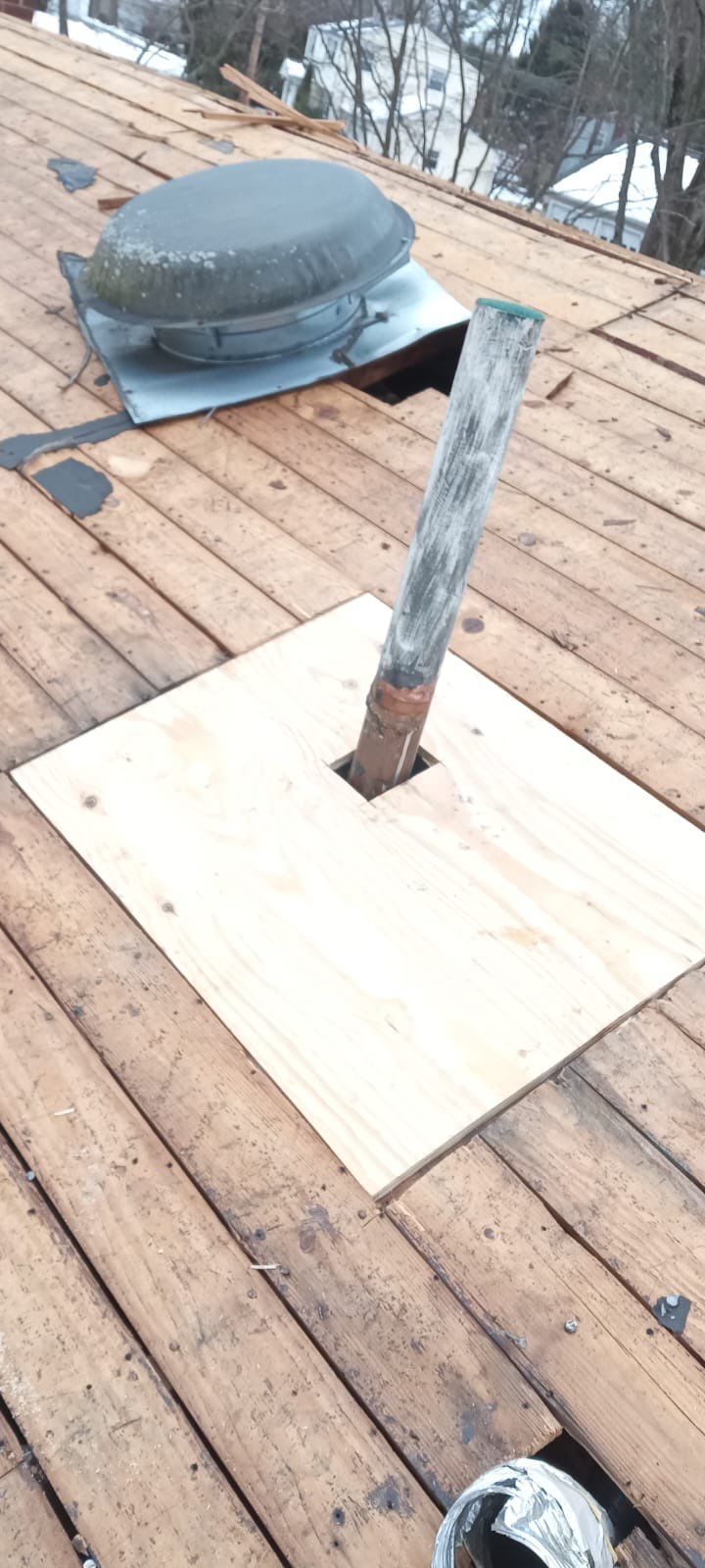 Residential Roofing Installation using Owens Corning Duration Estate Gray by A Plus Exterior