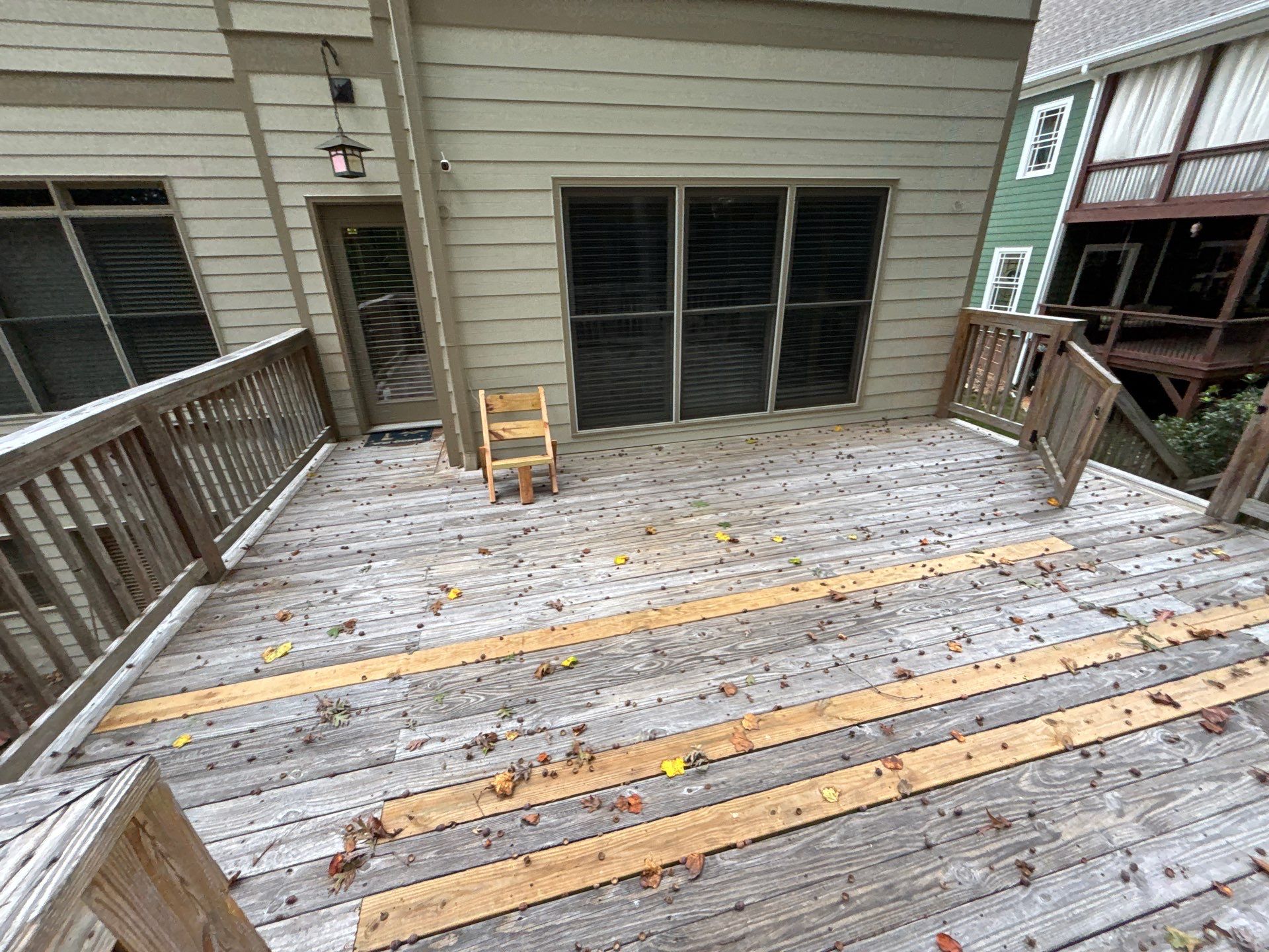 Buford, GA Deck Resurface and Extension using Pressure Treated Pine  by Nelson Exteriors 