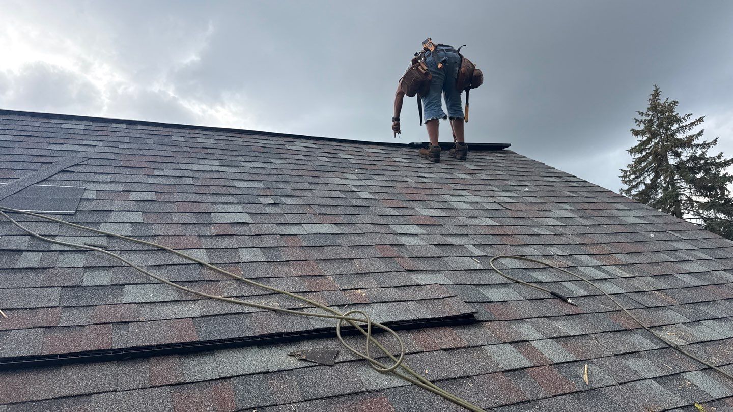 Roof Replacement using Owens Corning Colonial Slate by 180 Contractors