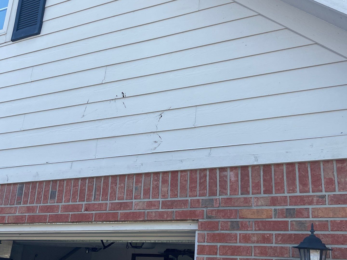 Tornado damage in Whiteland. Roof replacement, James Hardie siding, exterior paint, gutters, windows, doors by 317 Roofing & Restorations