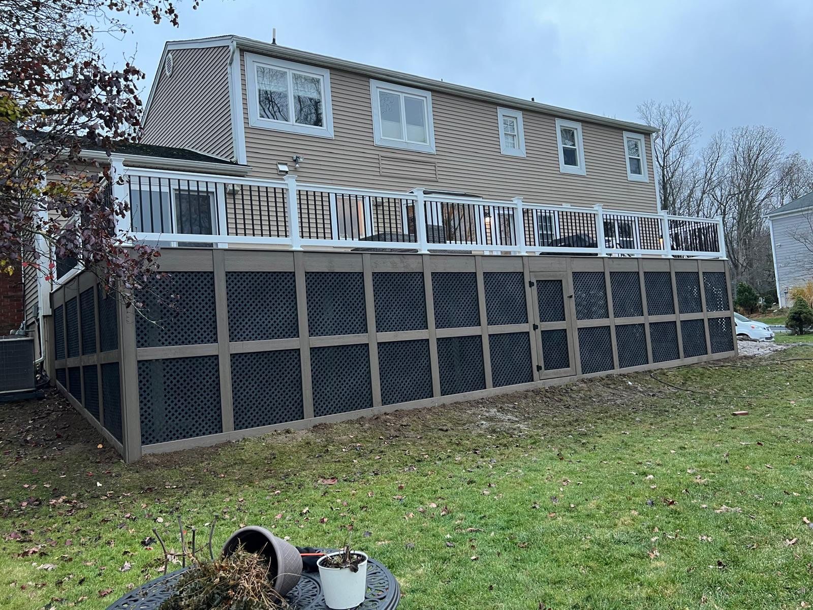Deck Resurface + Extension in Randolph by deck guardian