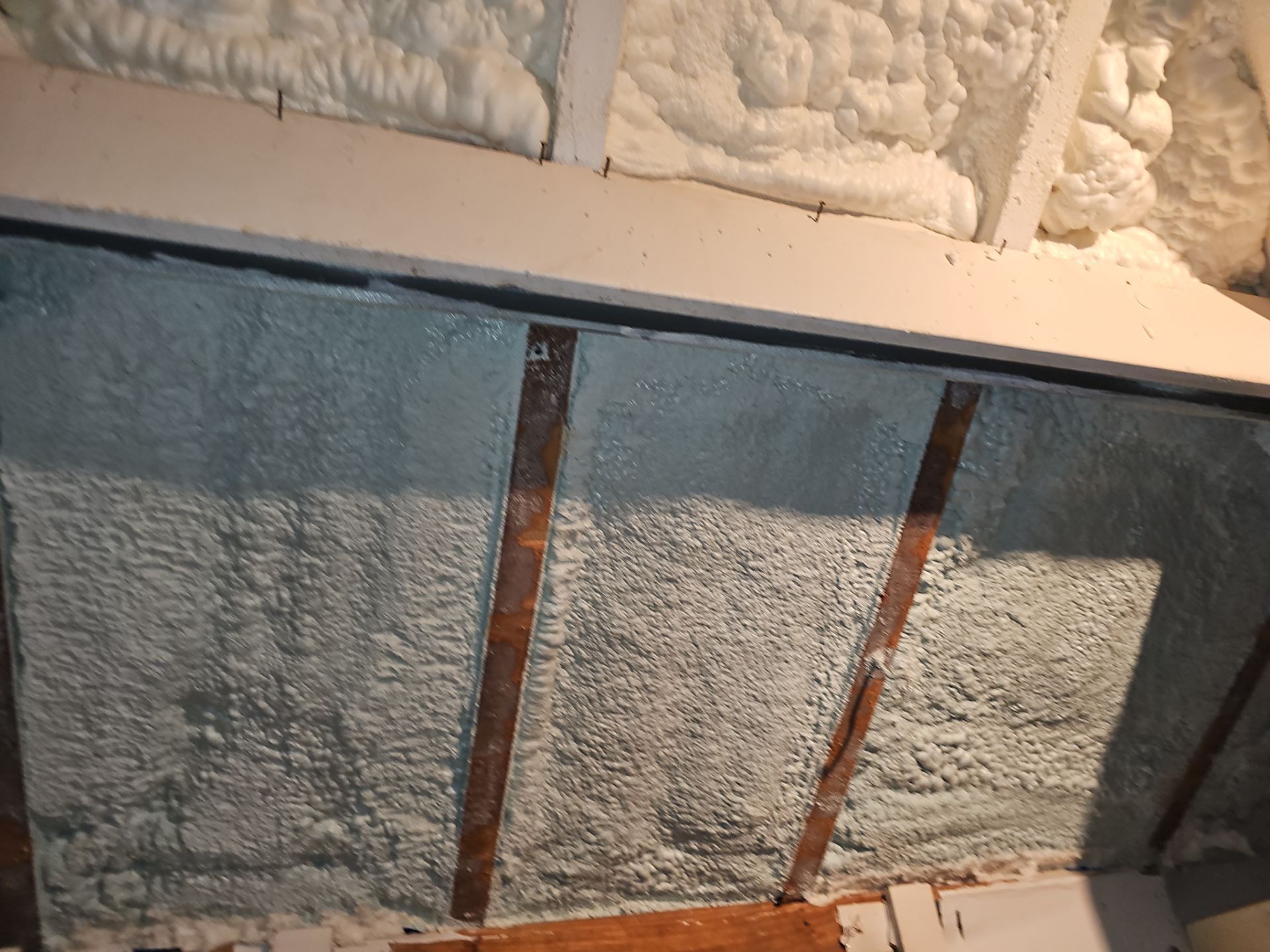 Attic Insulation using open cell spray foam by NYS Foam & Energy