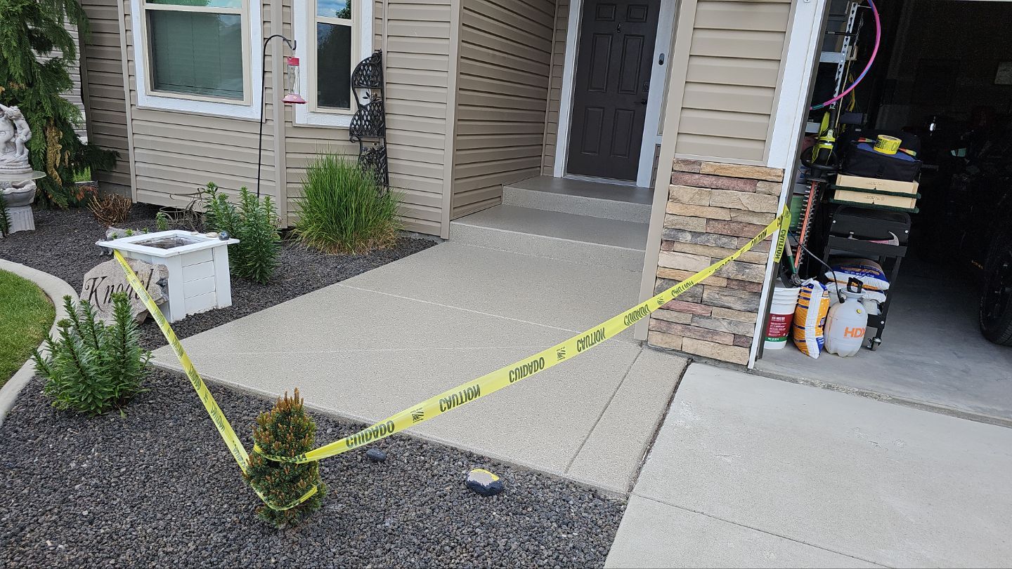 Patio Transformation using Santa Fe Hybrid by Croc Coatings, LLC