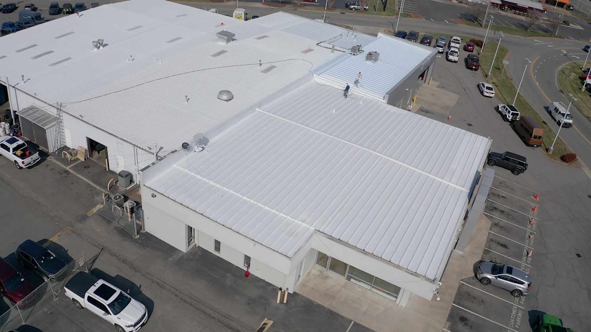 Acrylic Coating  by Just In Time Roofing and Restoration