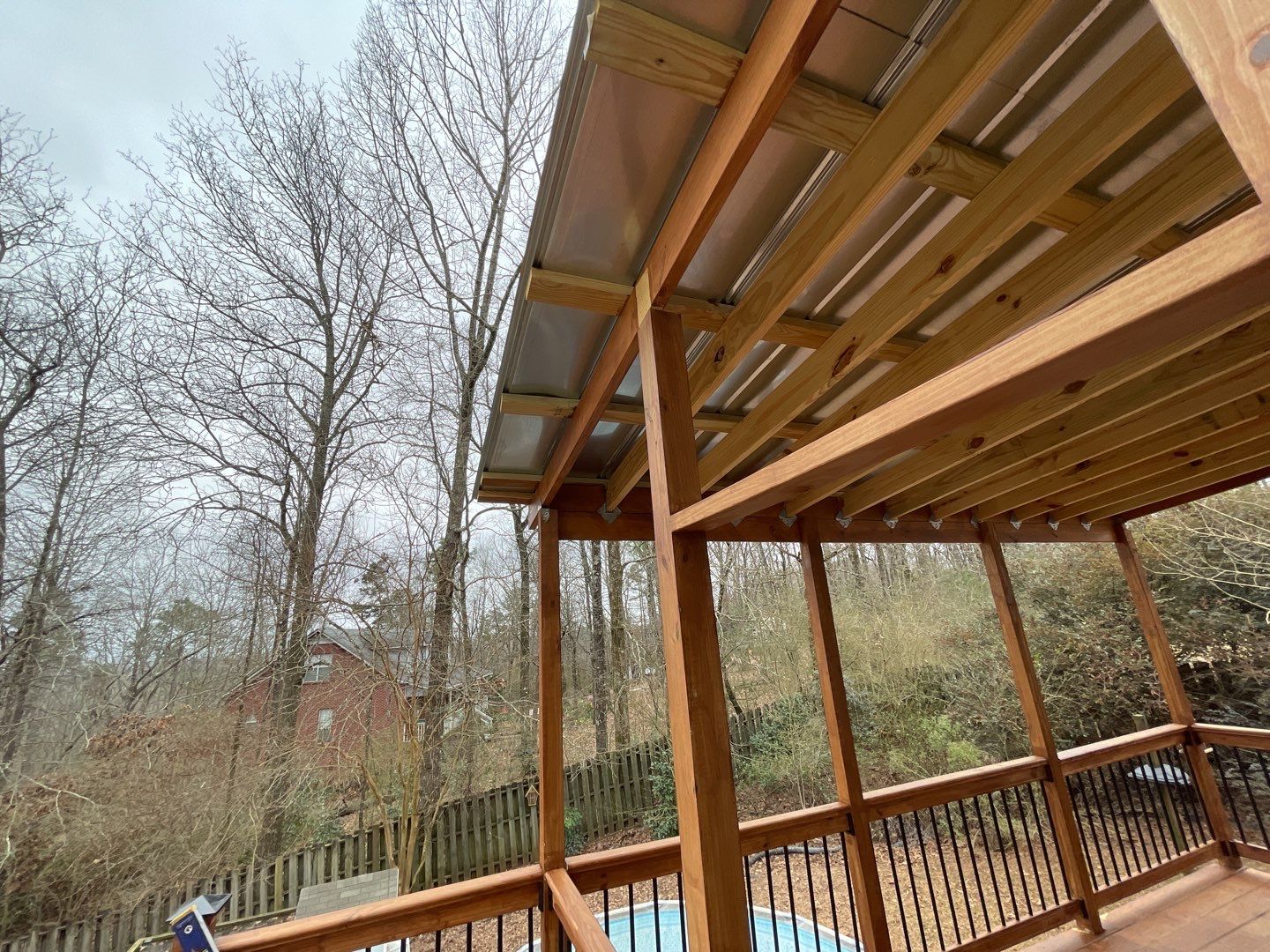 Balmoral Estates Screened Deck  by Pillar and Pine