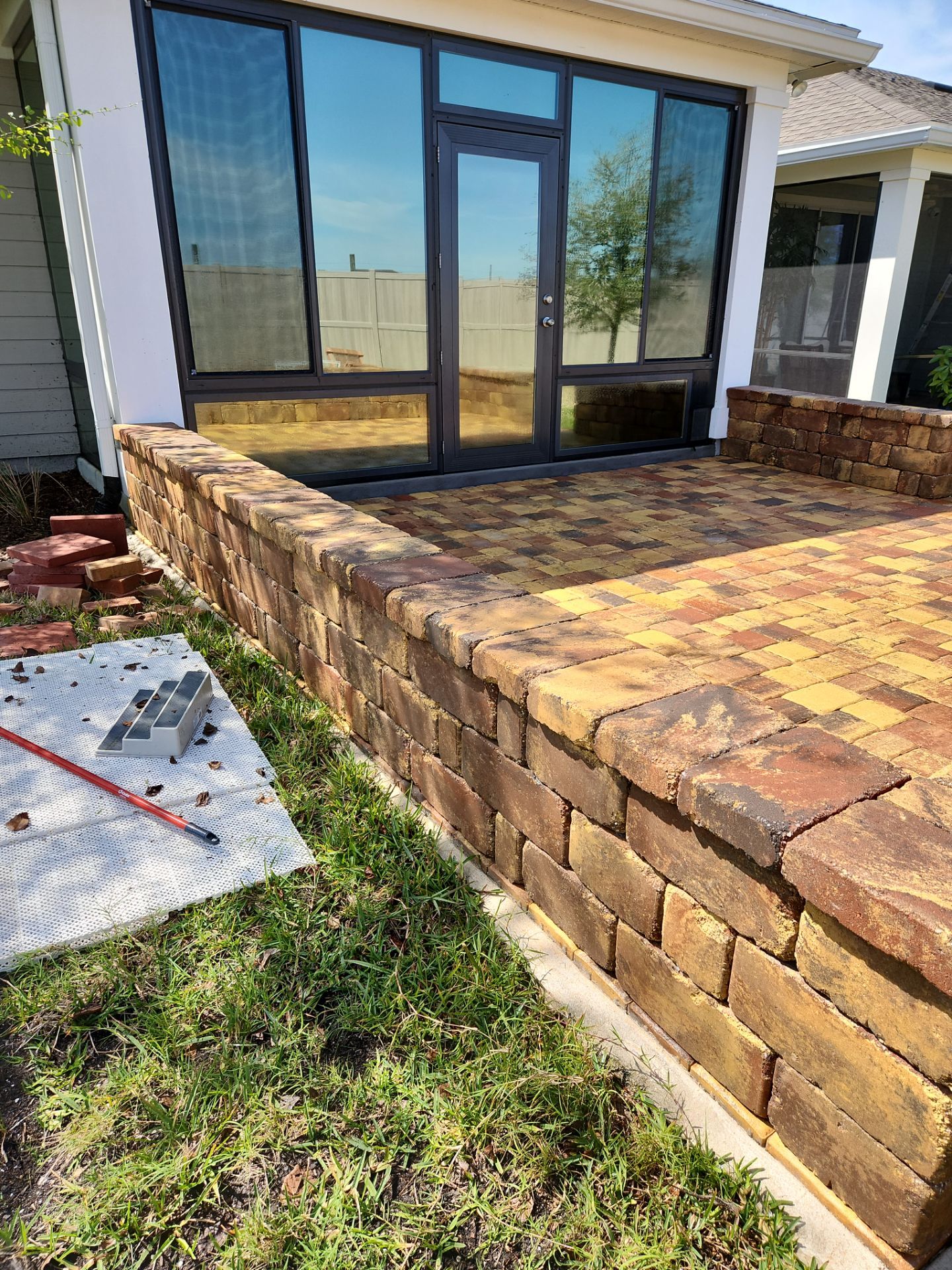 paver patio using Concrete Sealant by DuraSeal