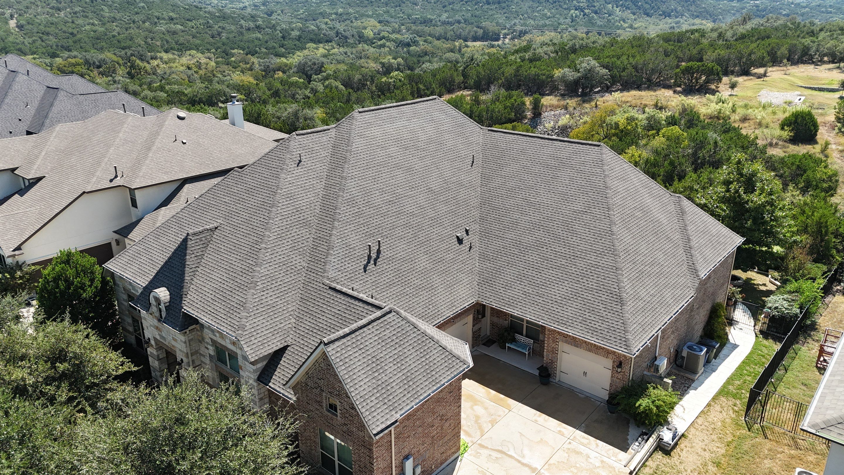 Residential Roof Replacement using GAF - HDZ - Weathered Wood by Action Exteriors