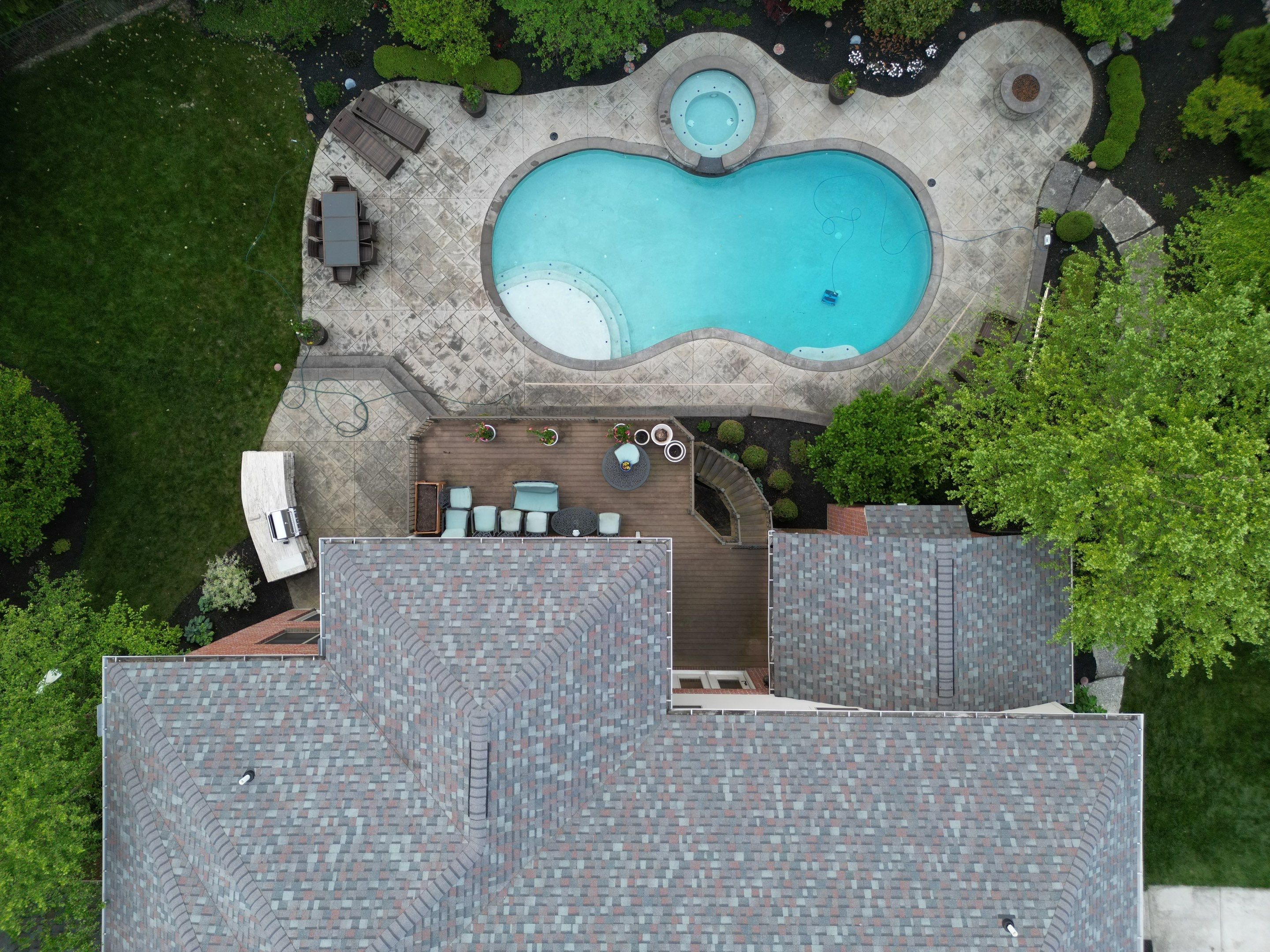 Residential Roofing Installation using Duration Series Shingles - Colonial Slate by RoofX 