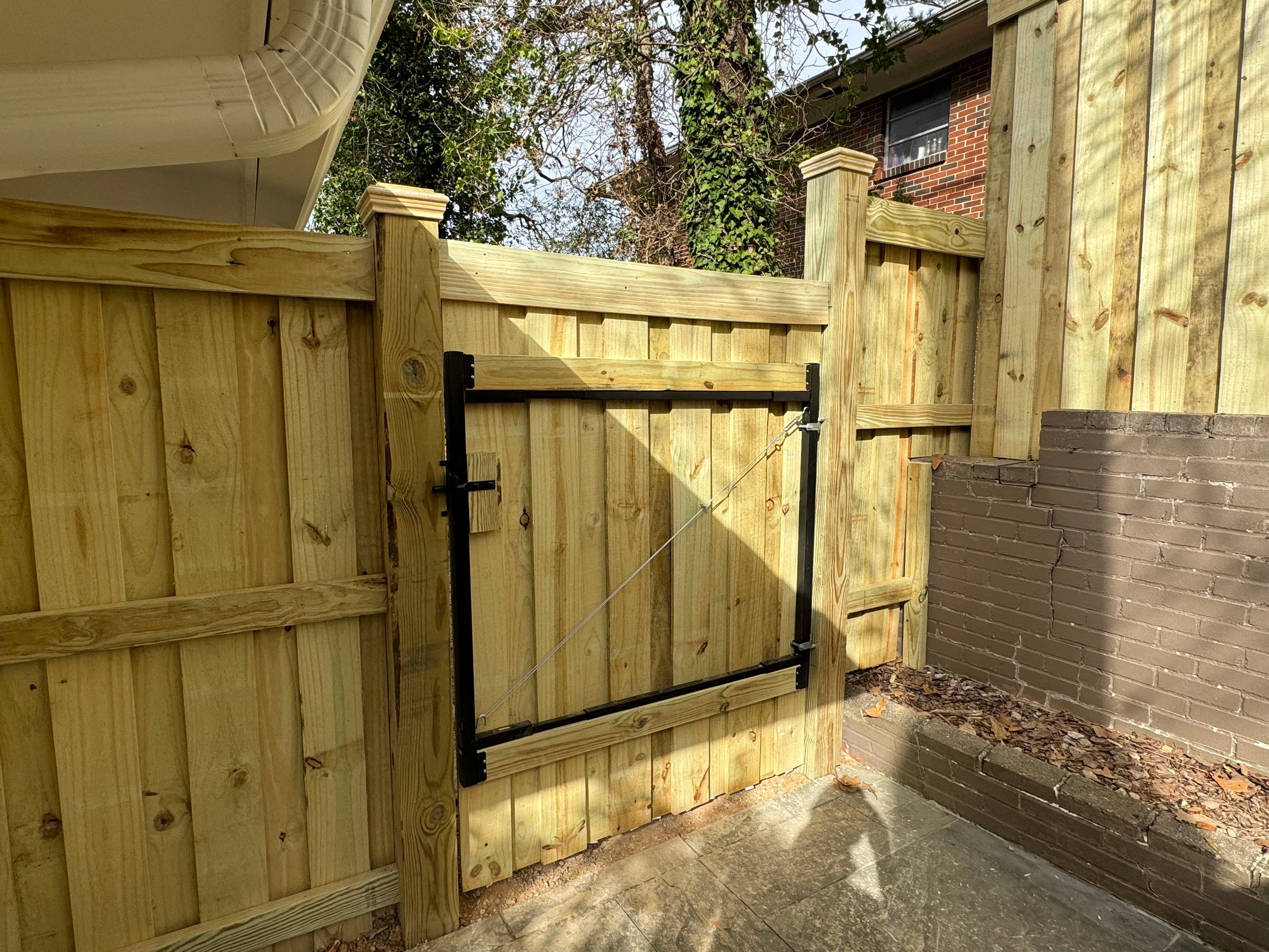 Crestline - Board on Board Fence by Pillar and Pine