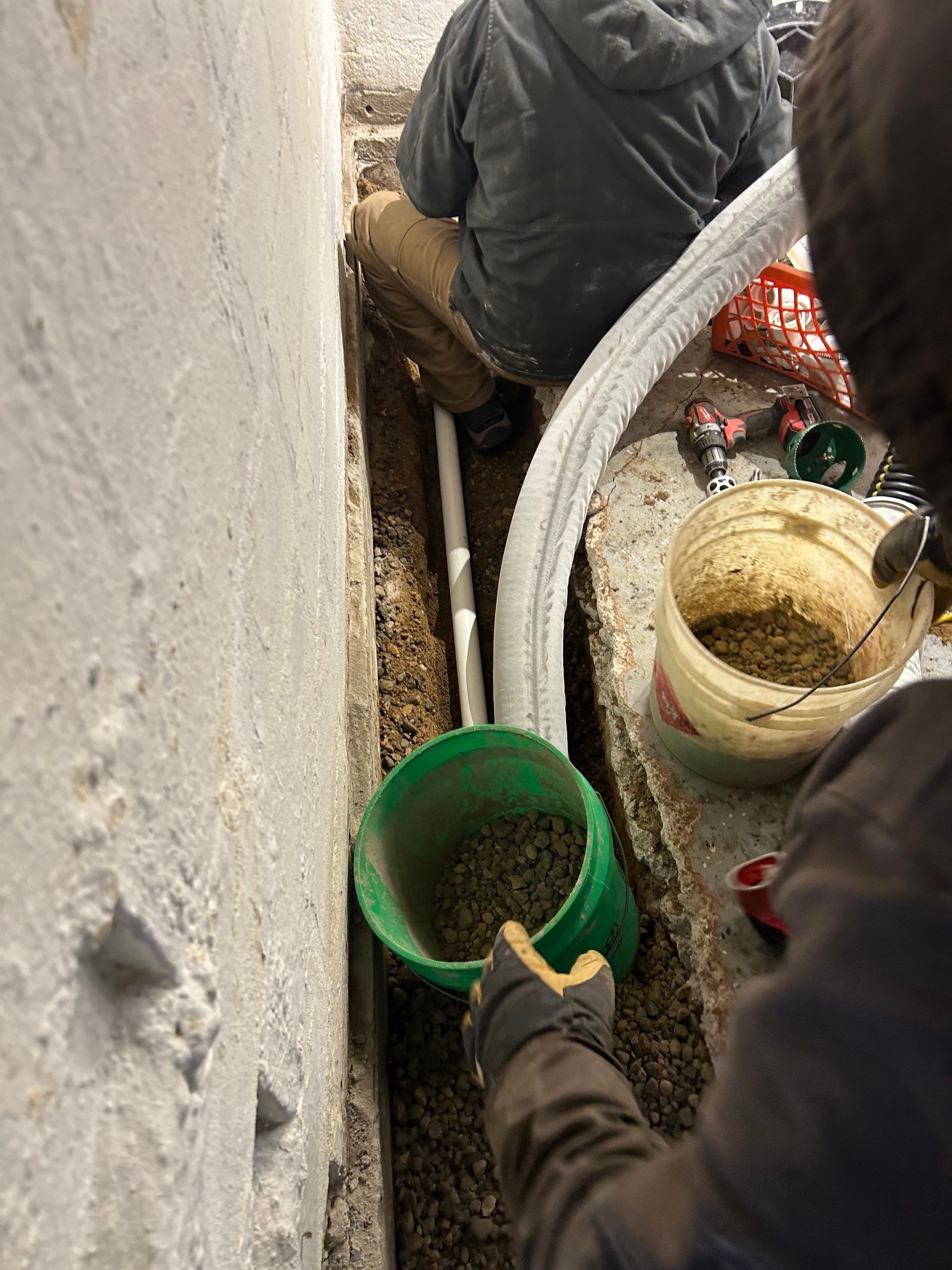 St. Paul Drain Tile by Waterproofing Northeast