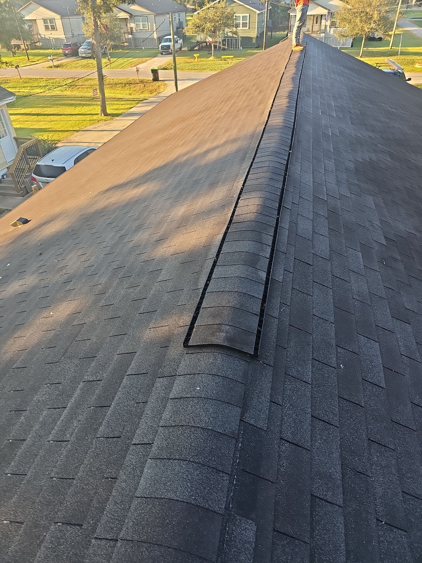 Hail Damage using Owen's Corning Duration (Lifetime) Shingles by Roof Repair Company