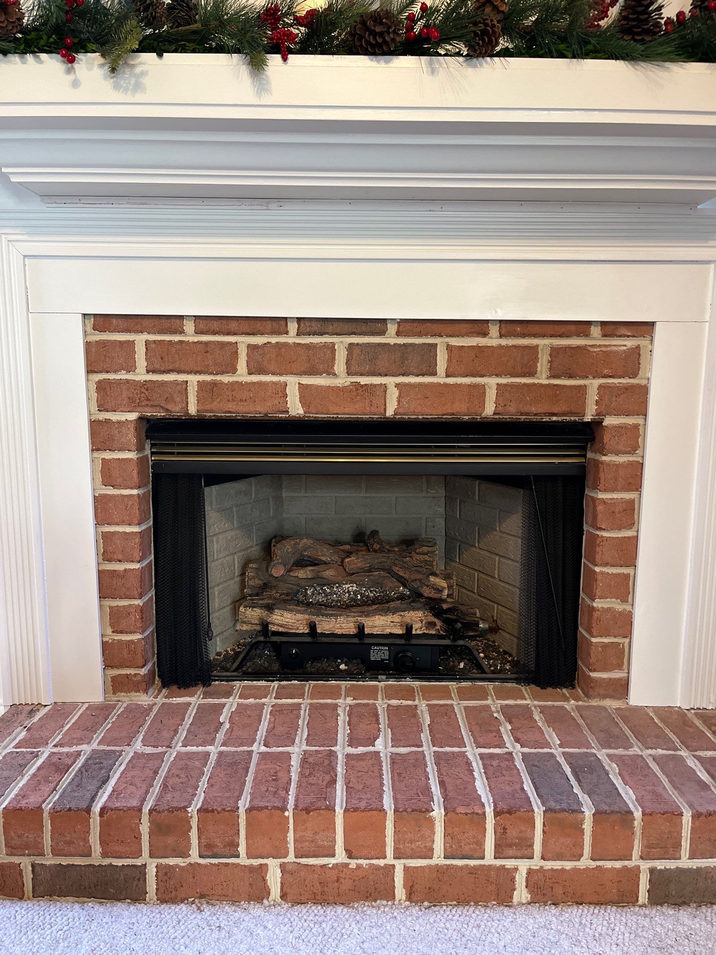 Remote Control Gas Logs Upgrade  by Premier Chimney and Roofing