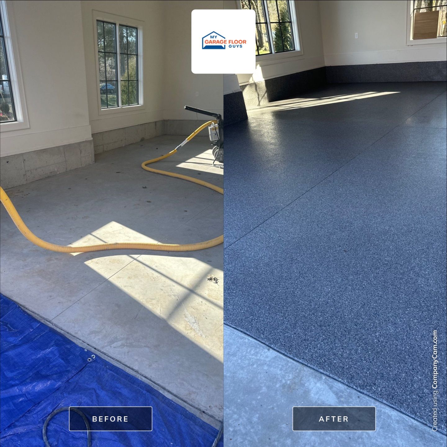 Garage Floor Coating using Briar by My Garage Floor Guys