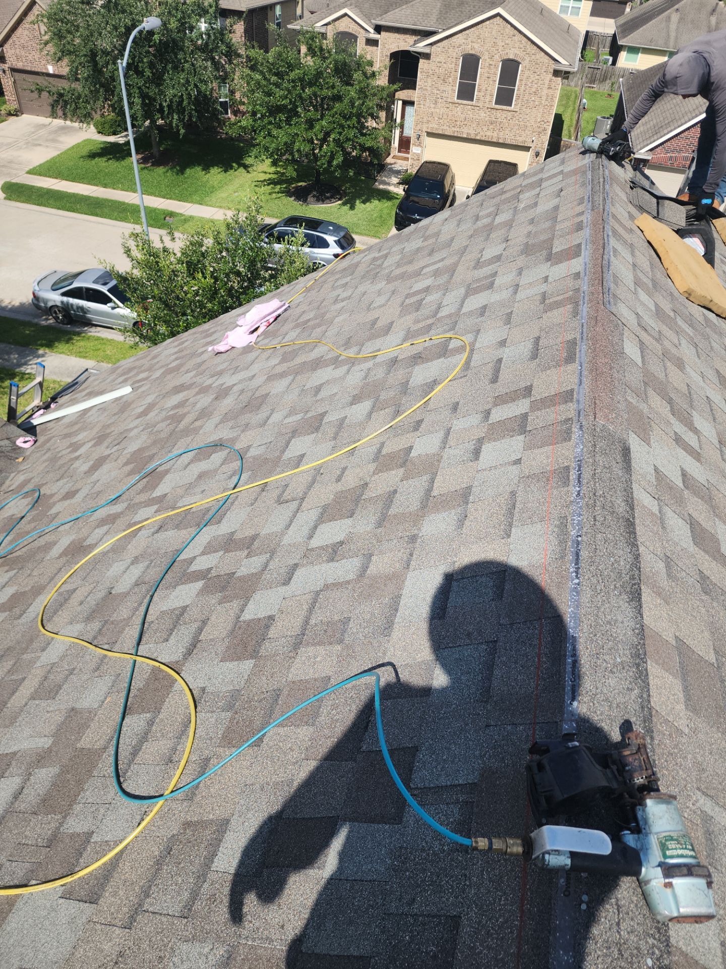 Residential Roofing Installation using Owen's Corning Duration (Lifetime) Shingles by Roof Repair Company