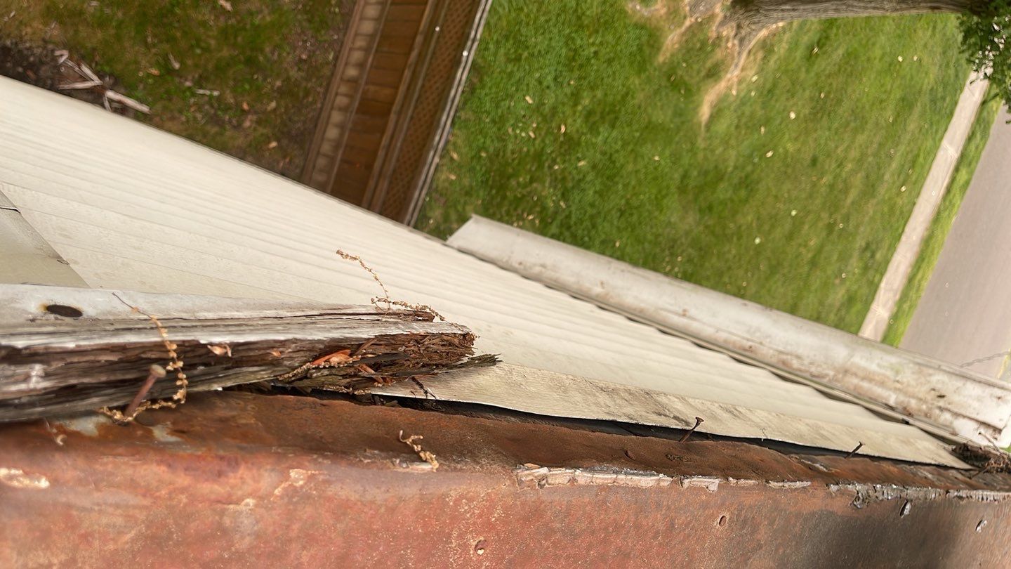 Gutter Cleaning Chimney top repair by A Plus Exterior