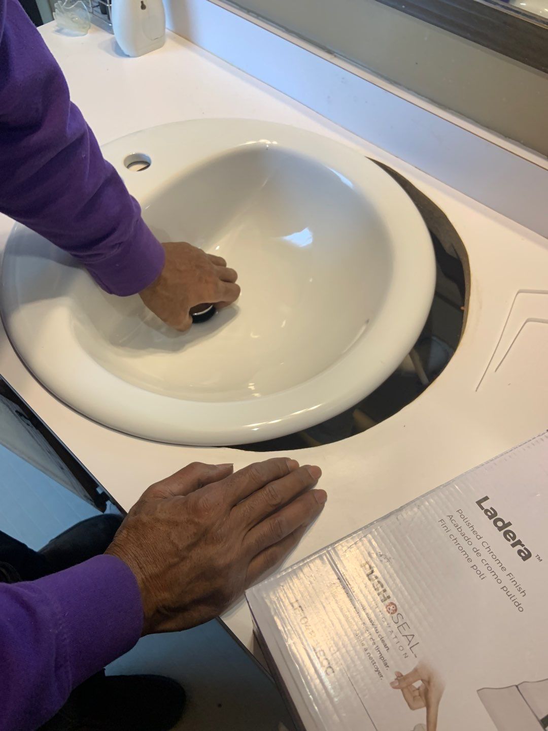 Bathroom Sink Install using Sink by A1 NERDY HOMES LLC