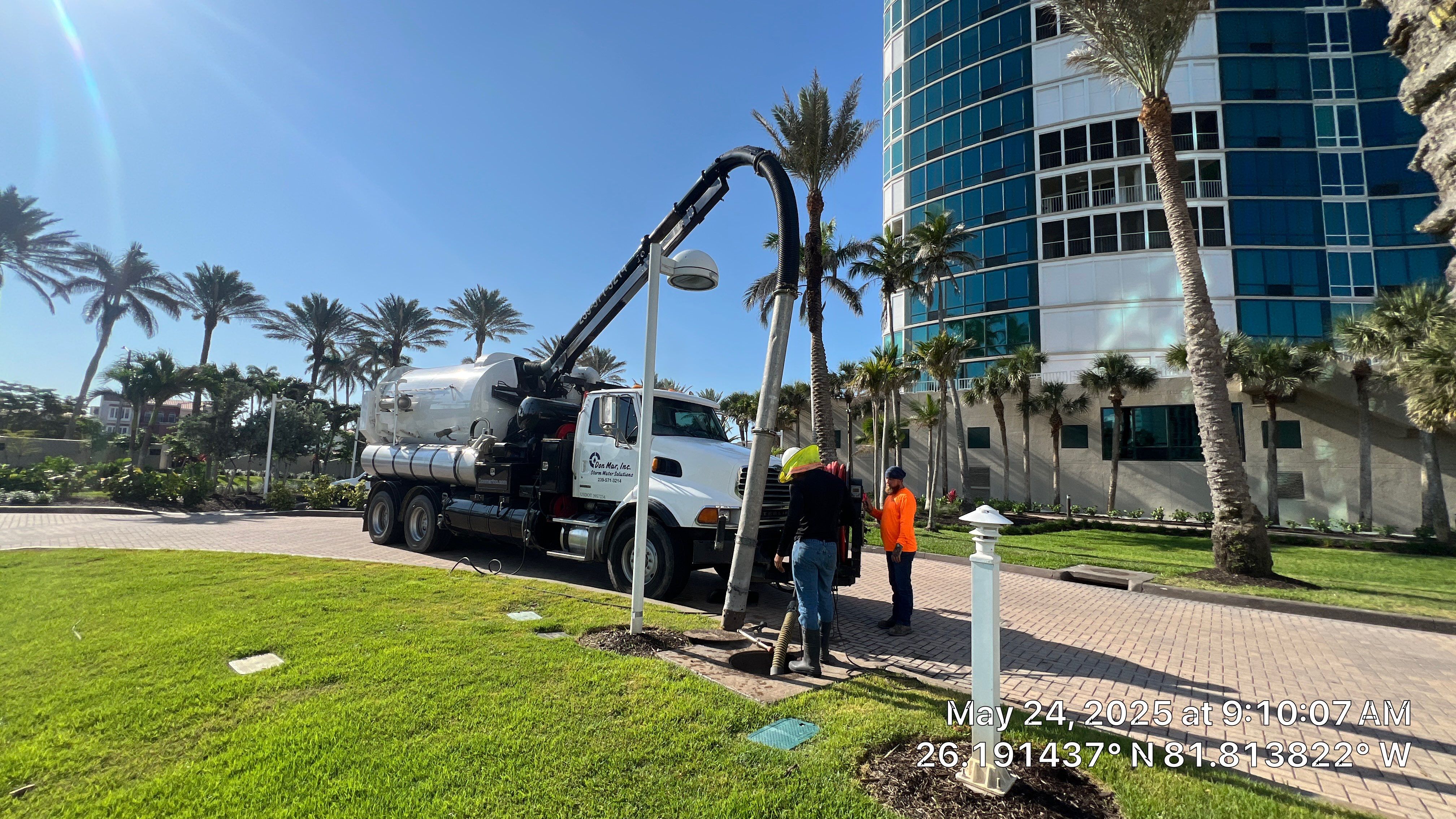 Gulfshore Condo Stormwater System Maintenance by Don Mar, Inc. Storm Water Solutions