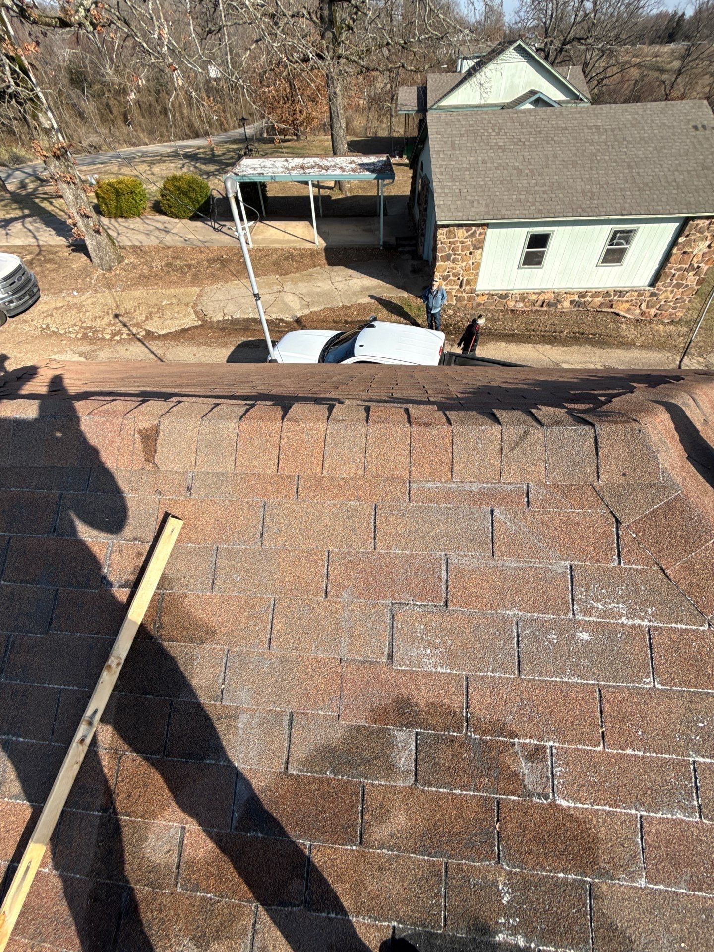 Rustic Hickory Shingles & SBS Cap & Base by In & Out Construction & Remodeling, LLC