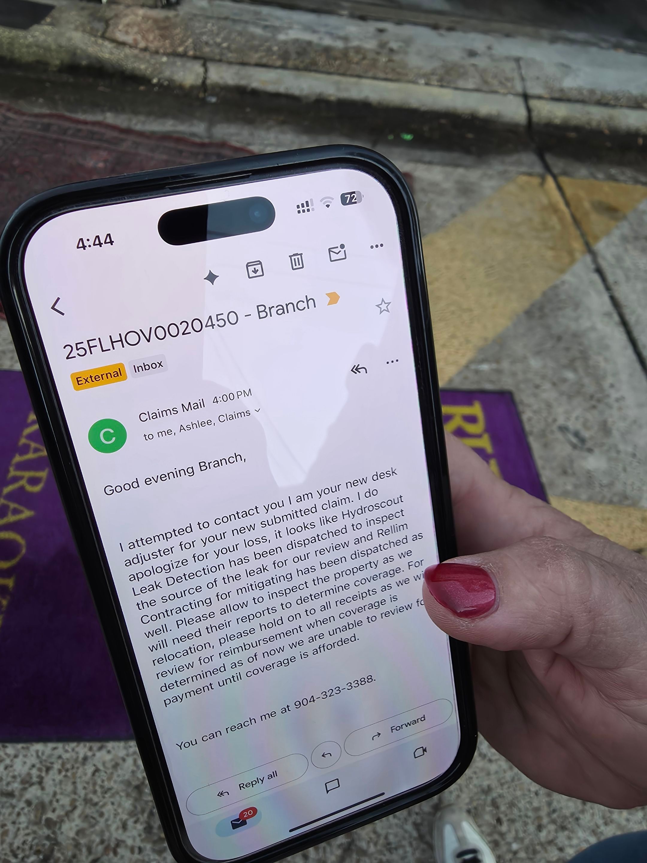 Anna and Allan Branch  by Service Restoration