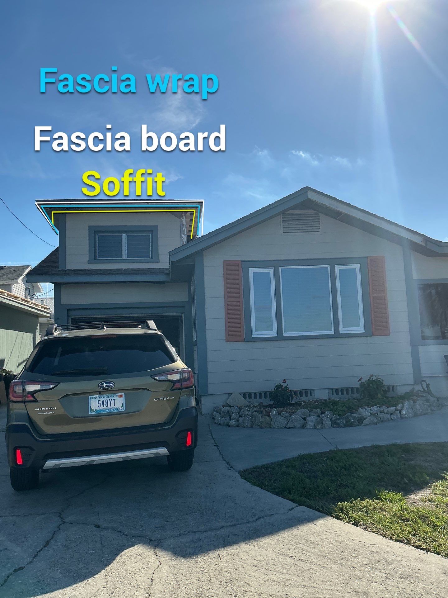 Soffit and Fascia Installation using New Fascia and Soffit Installation FL by Gutter Professors